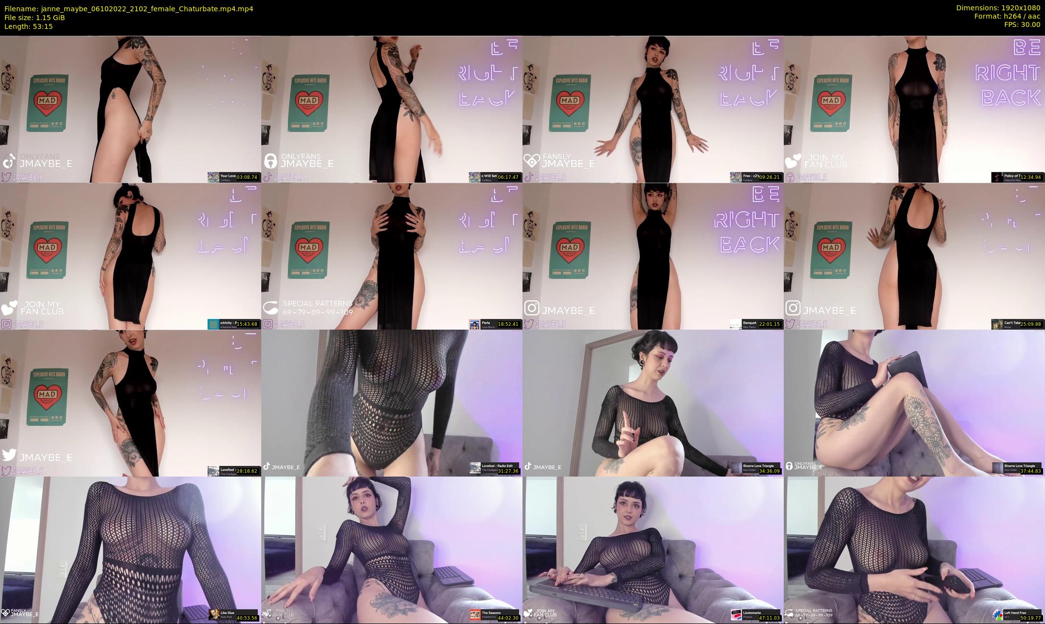 janne_maybe — 54 minute Chaturbate female cam show recording, 1080p, Oct 6, 2022
