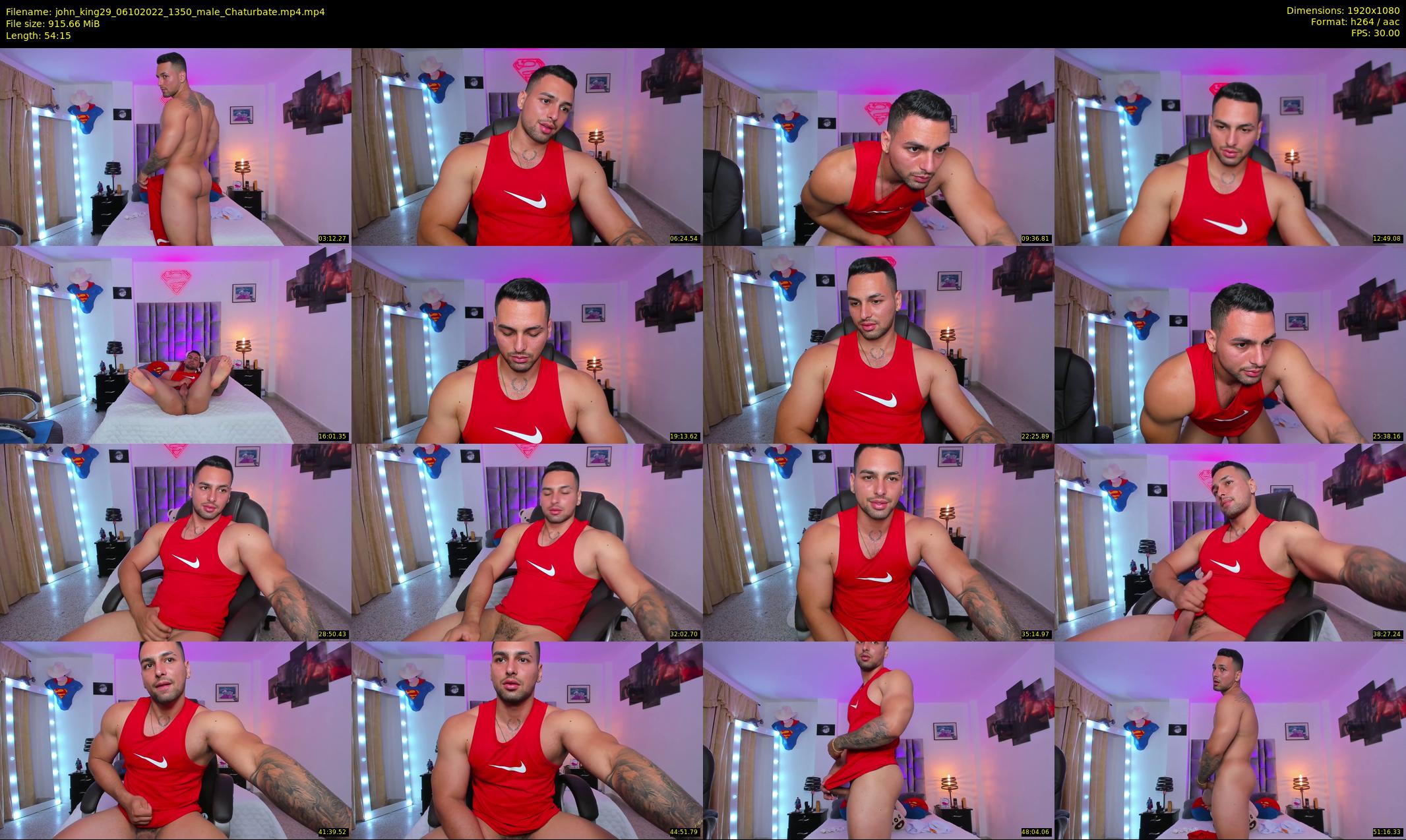 john_king29 — 55 minute Chaturbate male cam show recording, 1080p, Oct 6, 2022