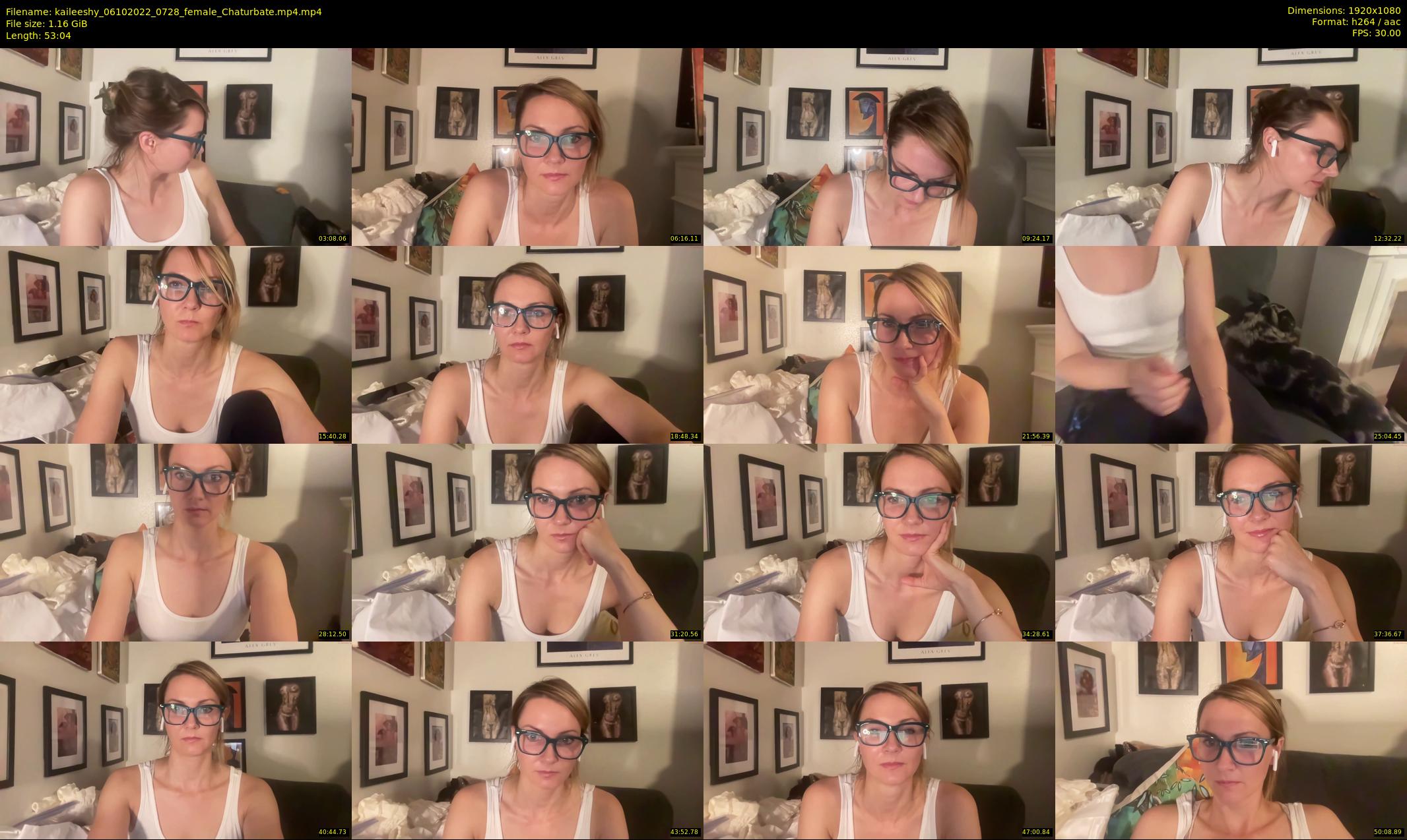 kaileeshy — 54 minute Chaturbate female cam show recording, 1080p, Oct 6, 2022
