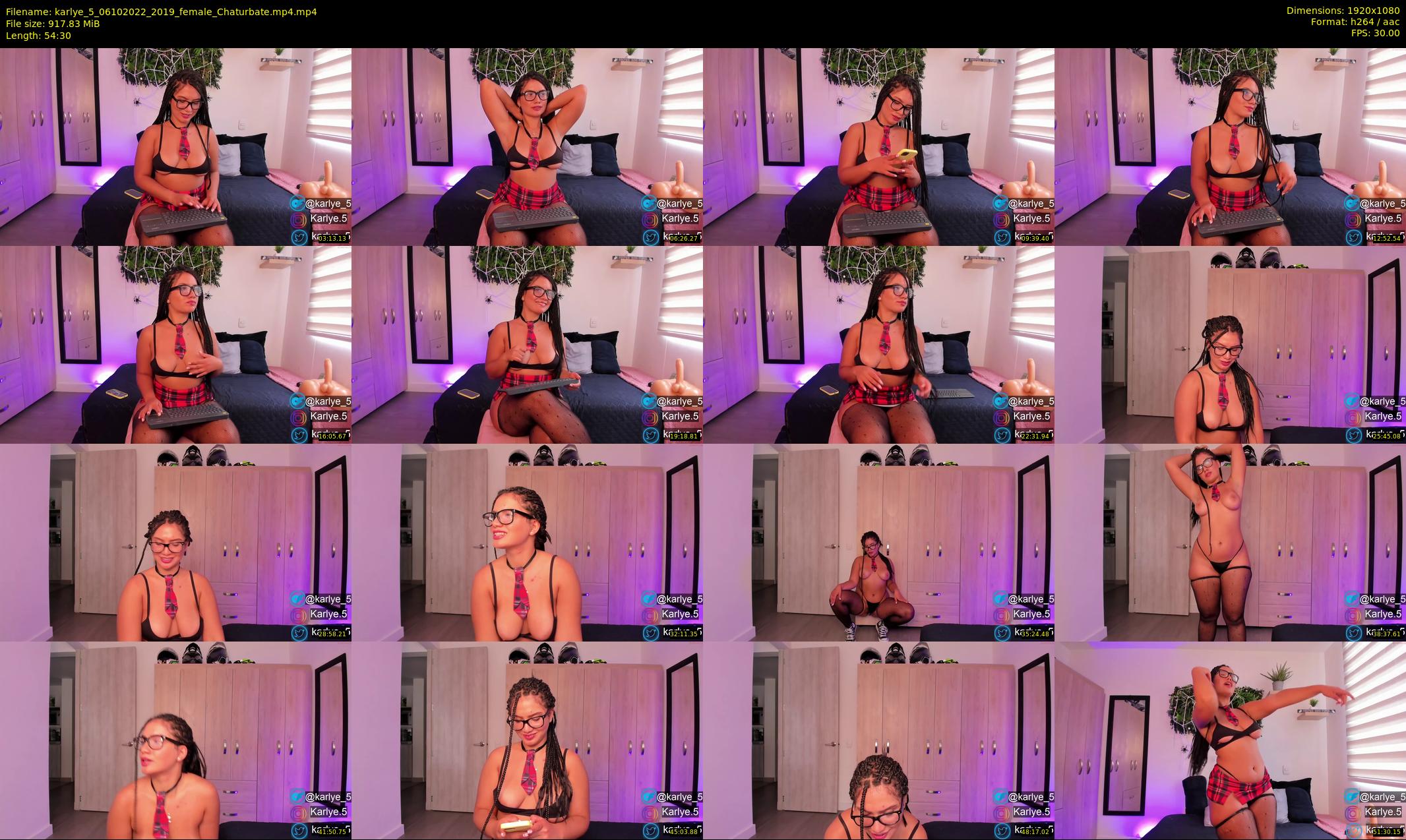 karlye_5 — 55 minute Chaturbate female cam show recording, 1080p, Oct 6, 2022