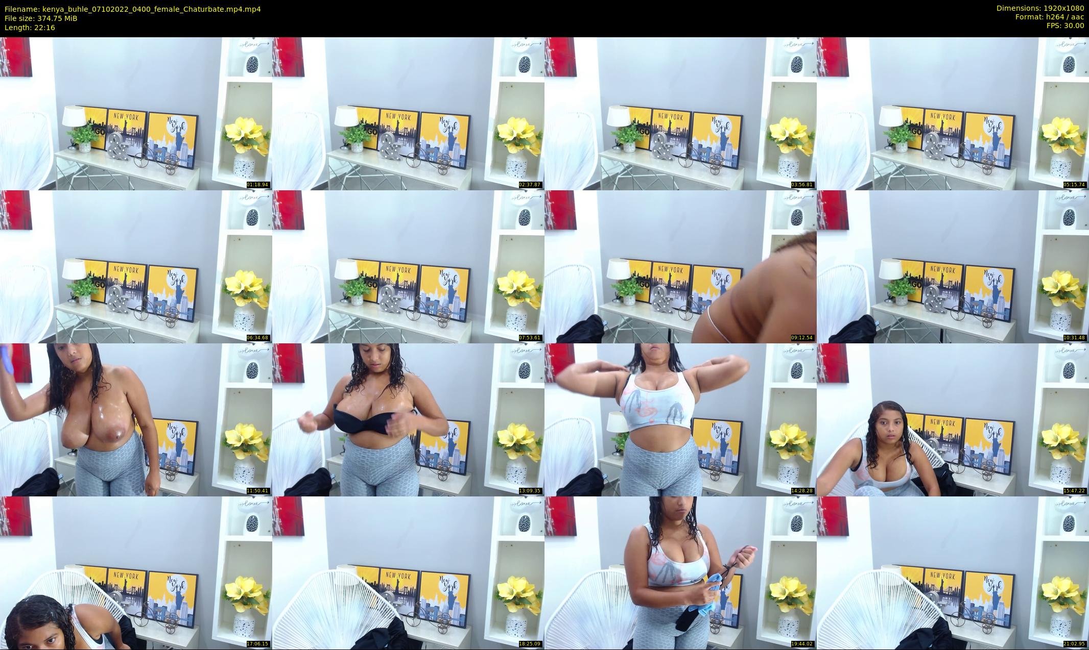 kenya_buhle — 23 minute Chaturbate female cam show recording, 1080p, Oct 7, 2022