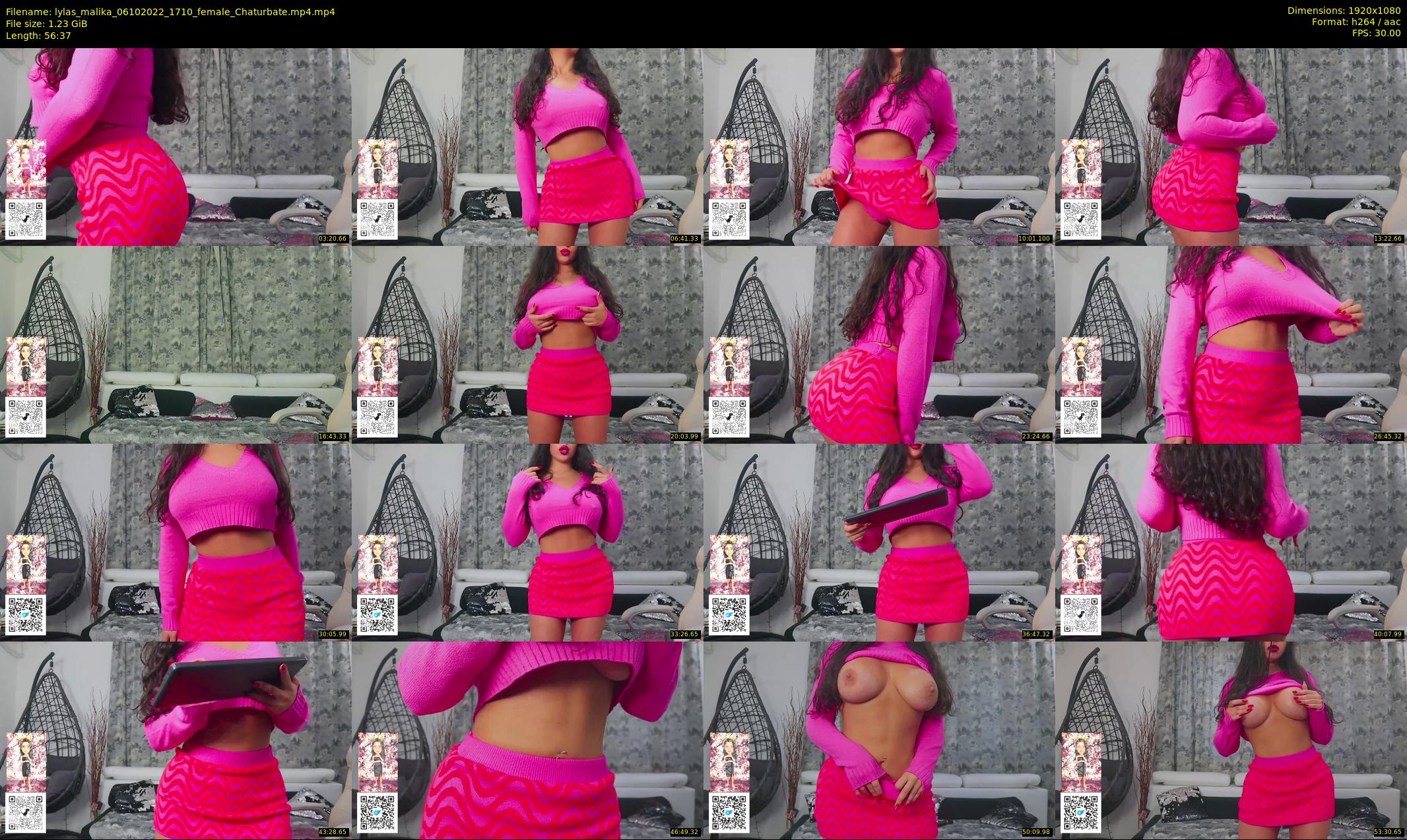 lylas_malika — 57 minute Chaturbate female cam show recording, 1080p, Oct 6, 2022