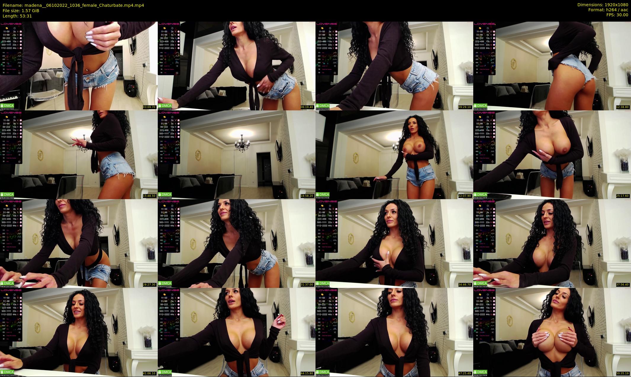 madena_ — 54 minute Chaturbate female cam show recording, 1080p, Oct 6, 2022