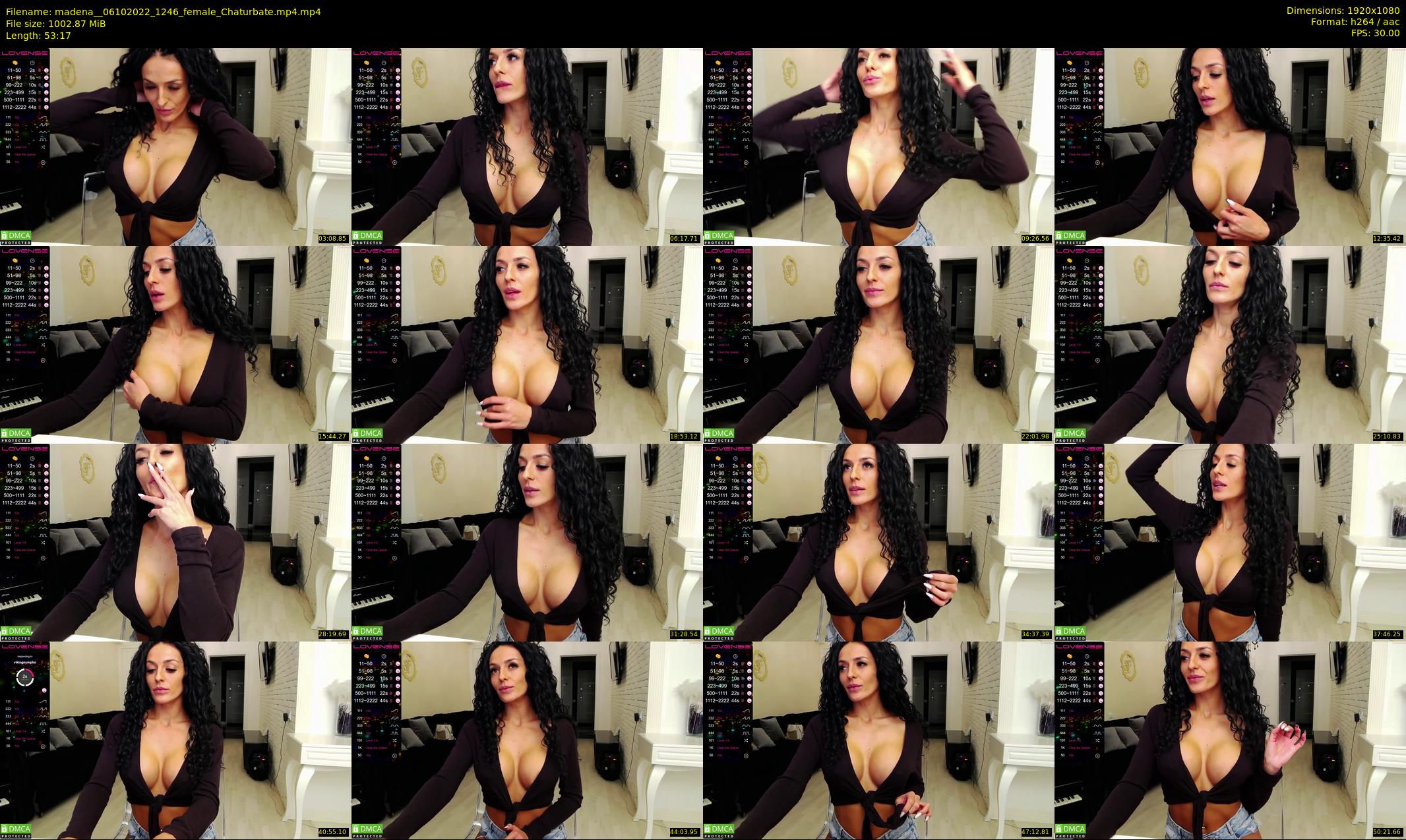 madena_ — 54 minute Chaturbate female cam show recording, 1080p, Oct 6, 2022
