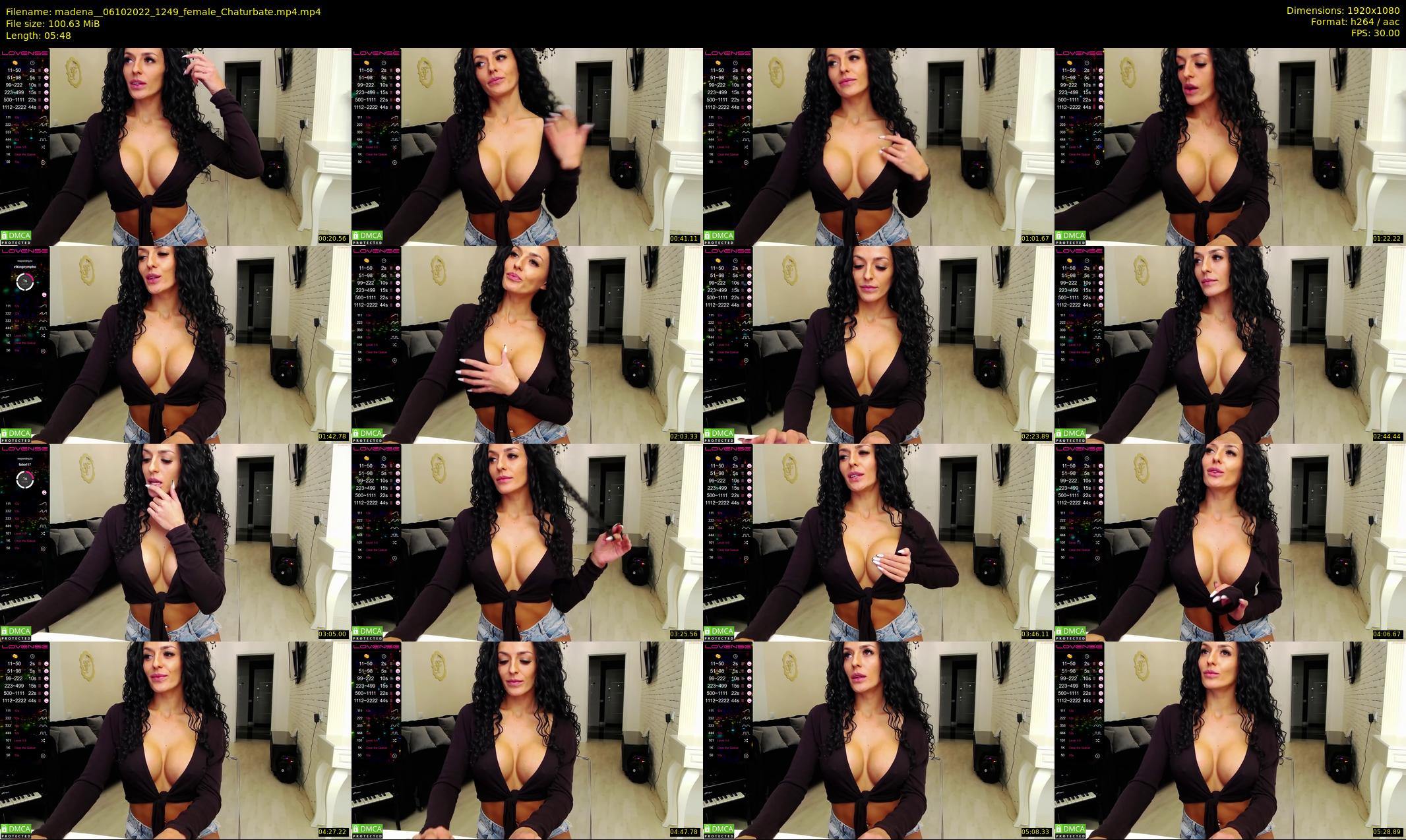 madena_ — 6 minute Chaturbate female cam show recording, 1080p, Oct 6, 2022