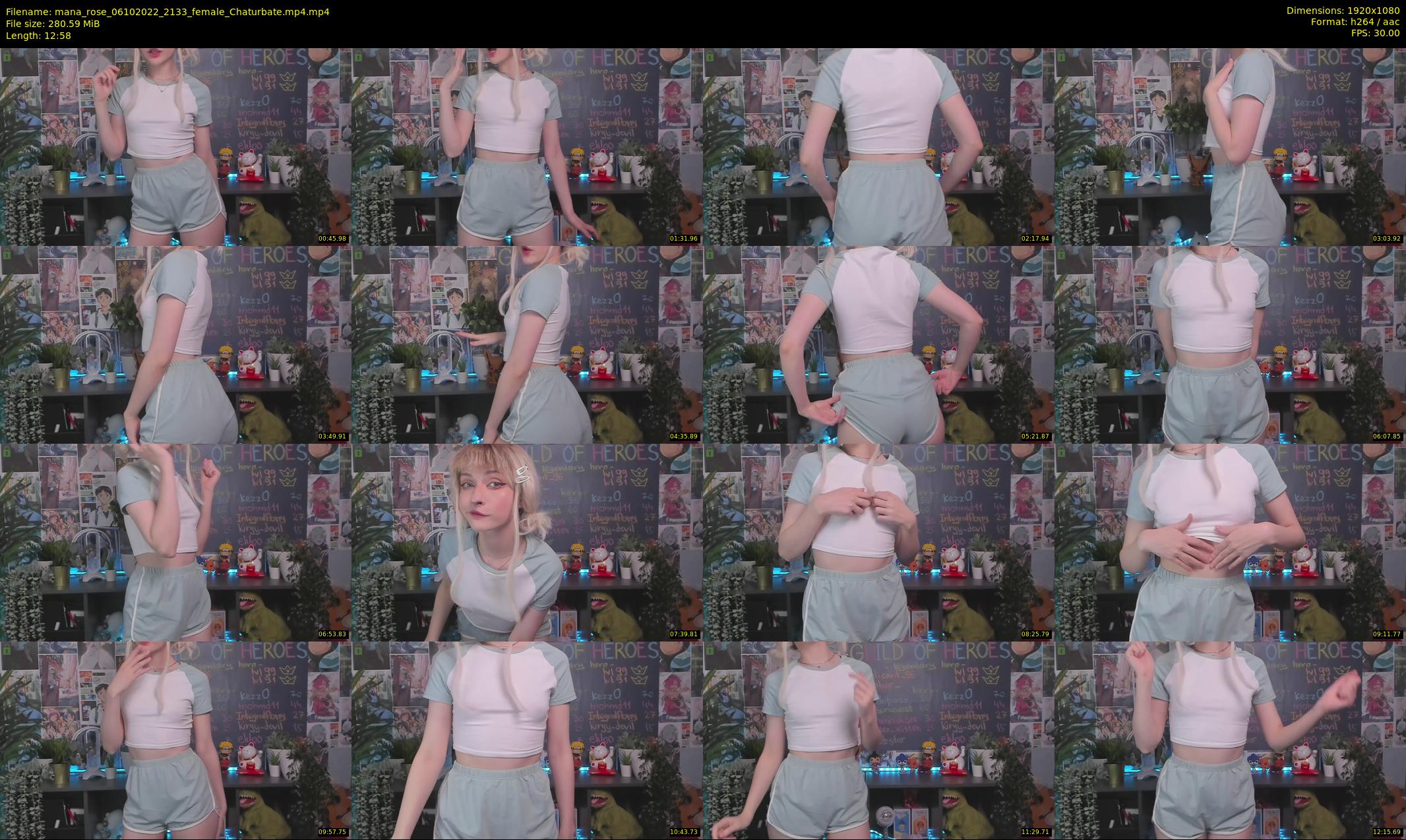 mana_rose — 13 minute Chaturbate female cam show recording, 1080p, Oct 6, 2022