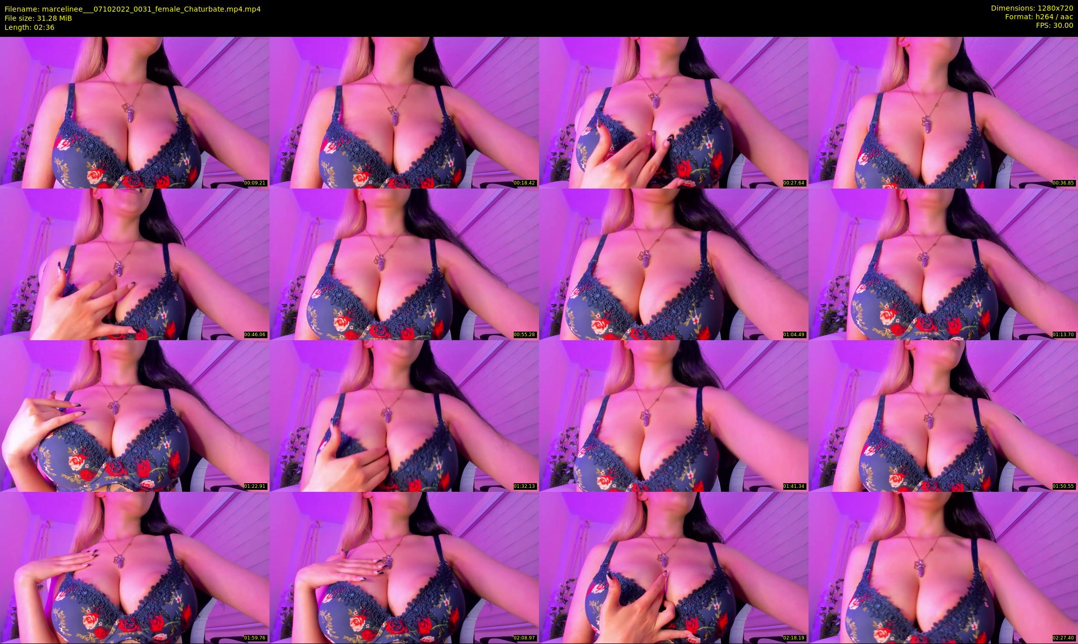 marcelinee__ — 3 minute Chaturbate female cam show recording, 720p, Oct 7, 2022