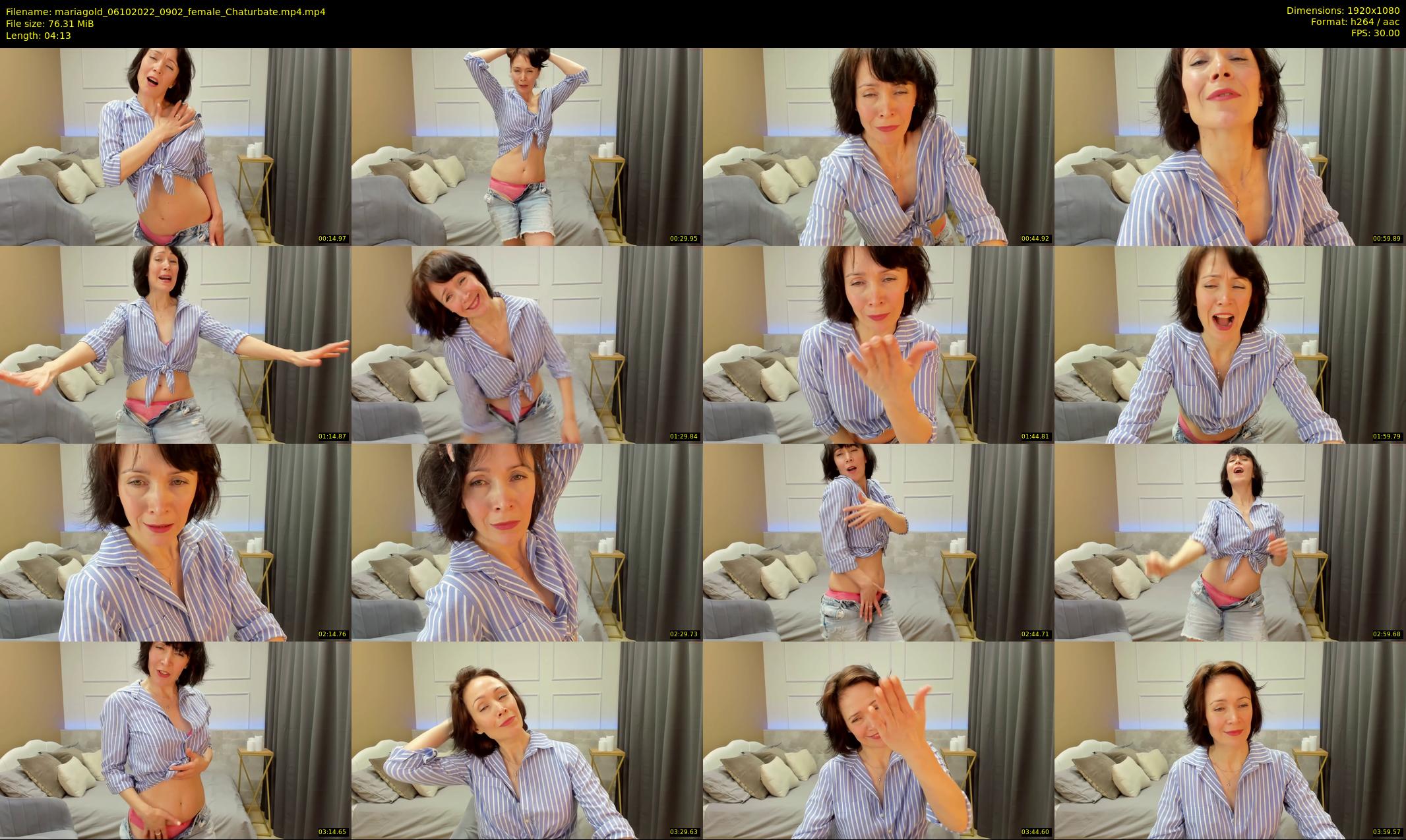 mariagold — 5 minute Chaturbate female cam show recording, 1080p, Oct 6, 2022