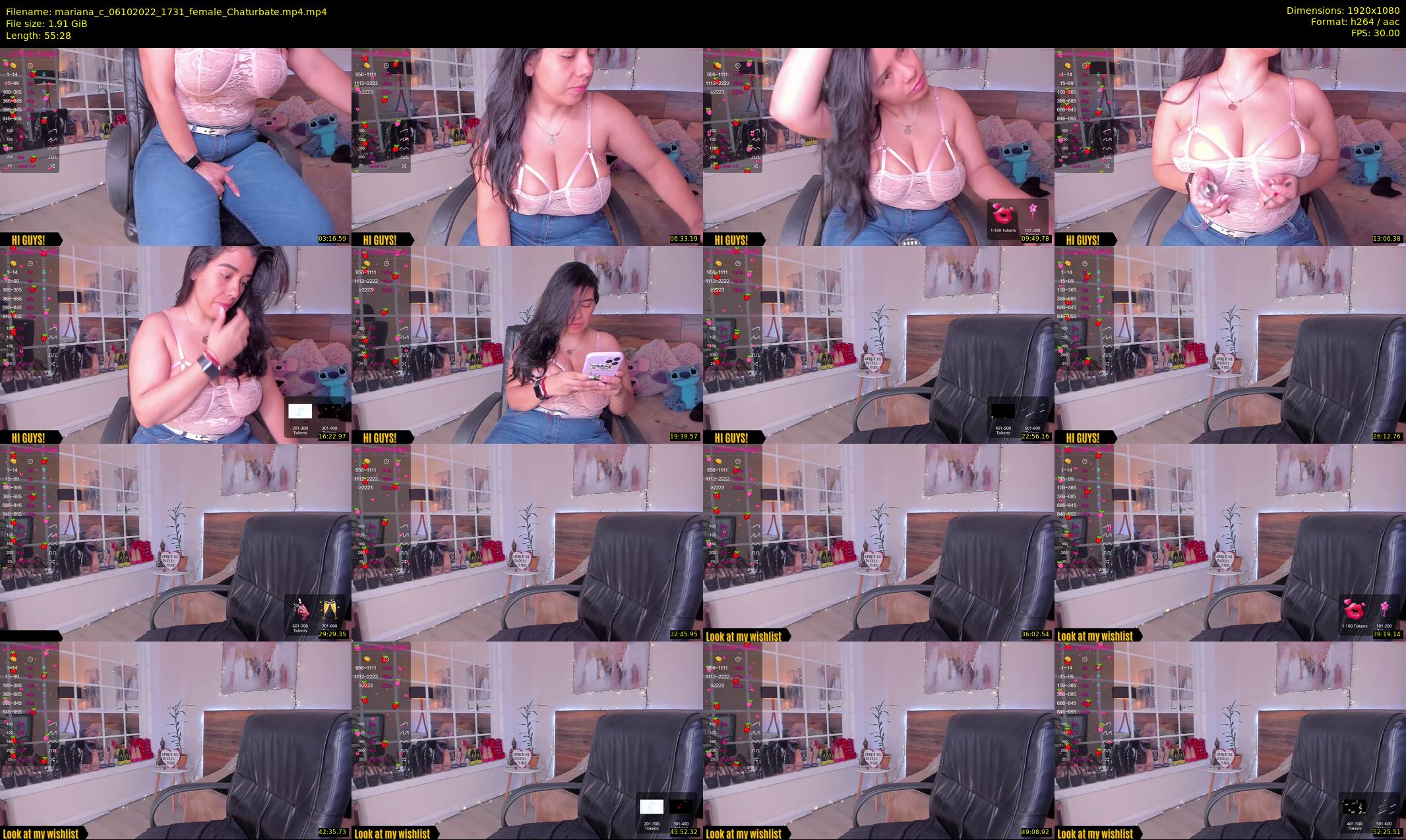mariana_c — 56 minute Chaturbate female cam show recording, 1080p, Oct 6, 2022