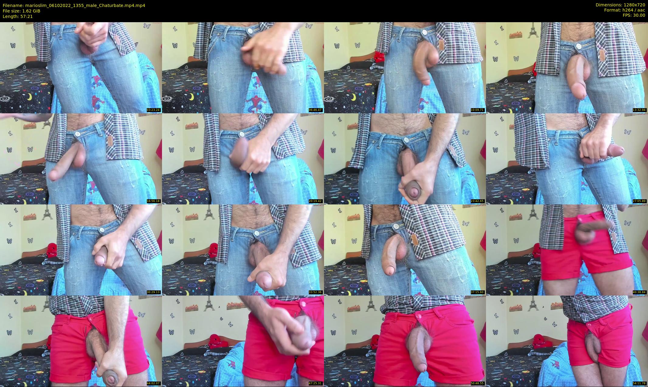 marioslim — 58 minute Chaturbate male cam show recording, 720p, Oct 6, 2022