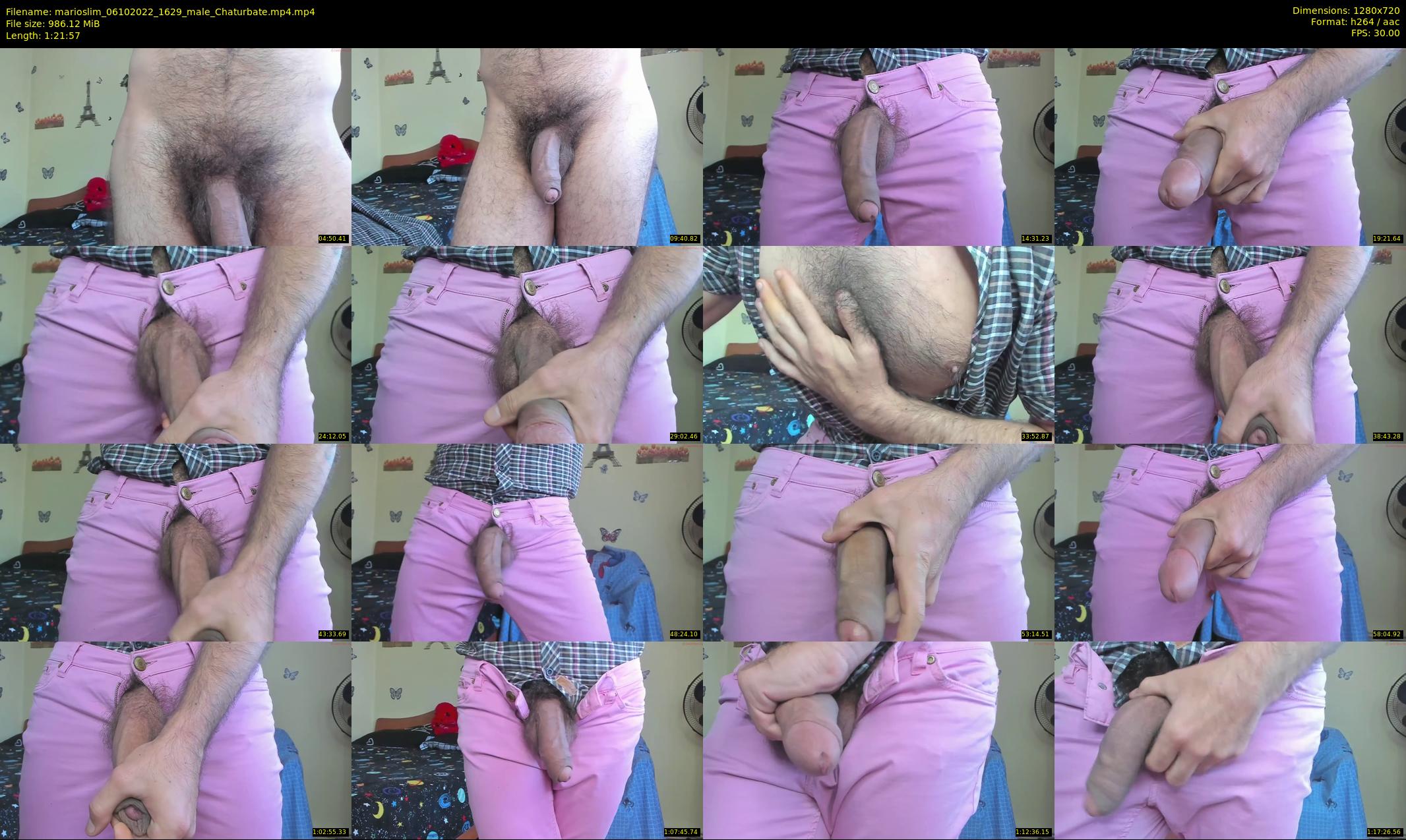 marioslim — 82 minute Chaturbate male cam show recording, 720p, Oct 6, 2022