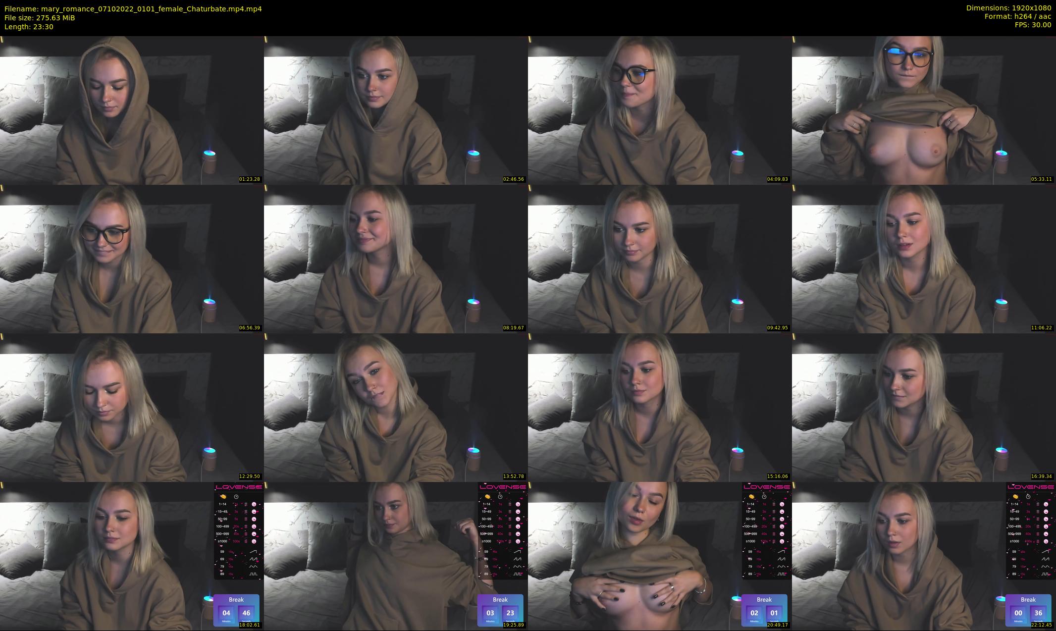 mary_romance — 24 minute Chaturbate female cam show recording, 1080p, Oct 7, 2022