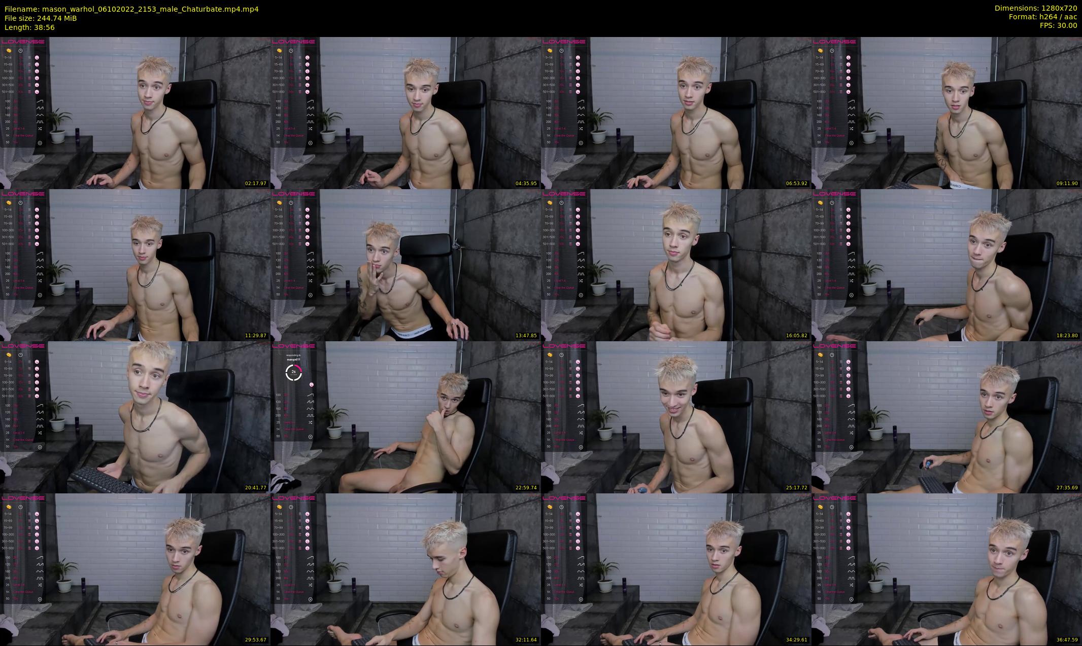 mason_warhol — 39 minute Chaturbate male cam show recording, 720p, Oct 6, 2022
