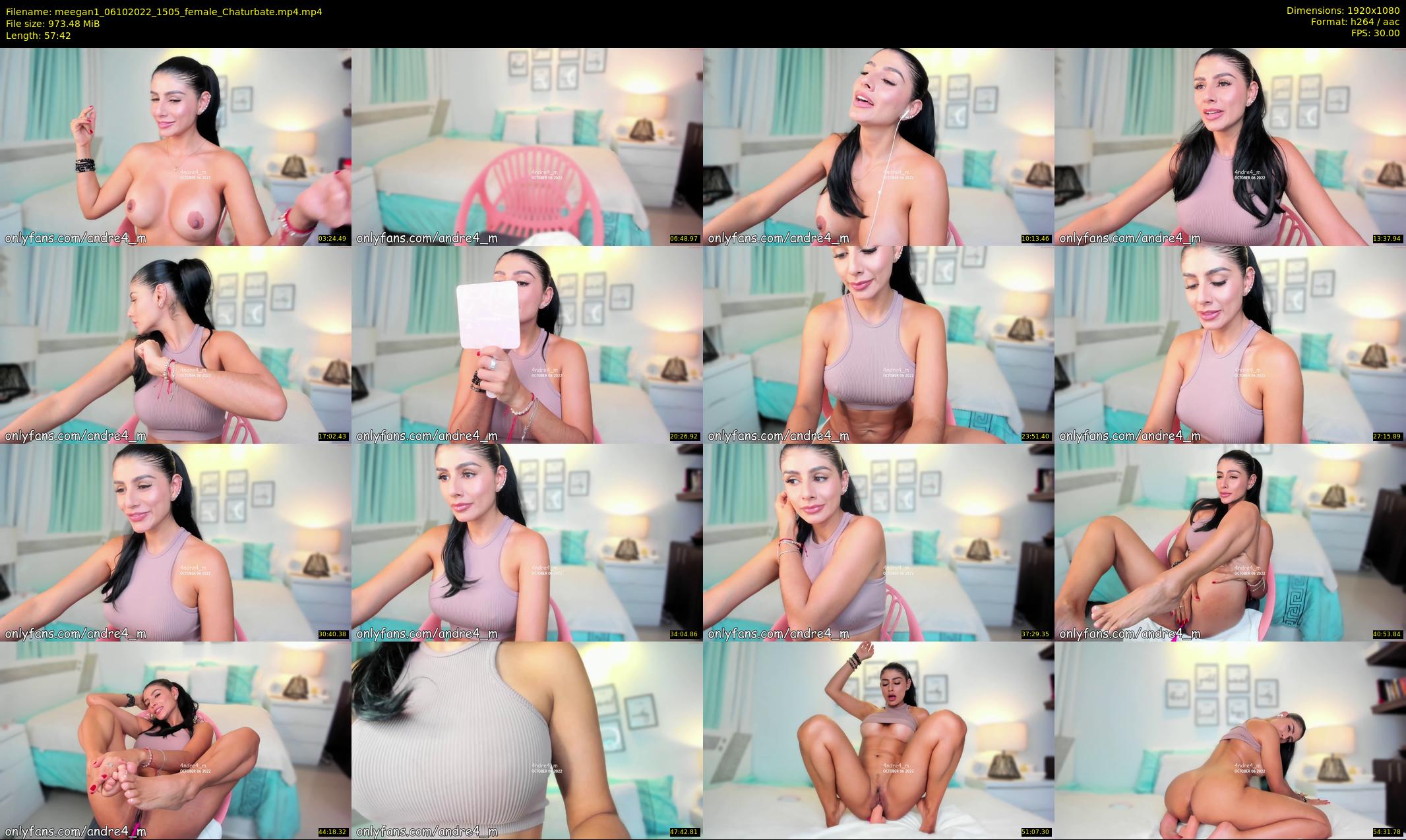 meegan1 — 58 minute Chaturbate female cam show recording, 1080p, Oct 6, 2022