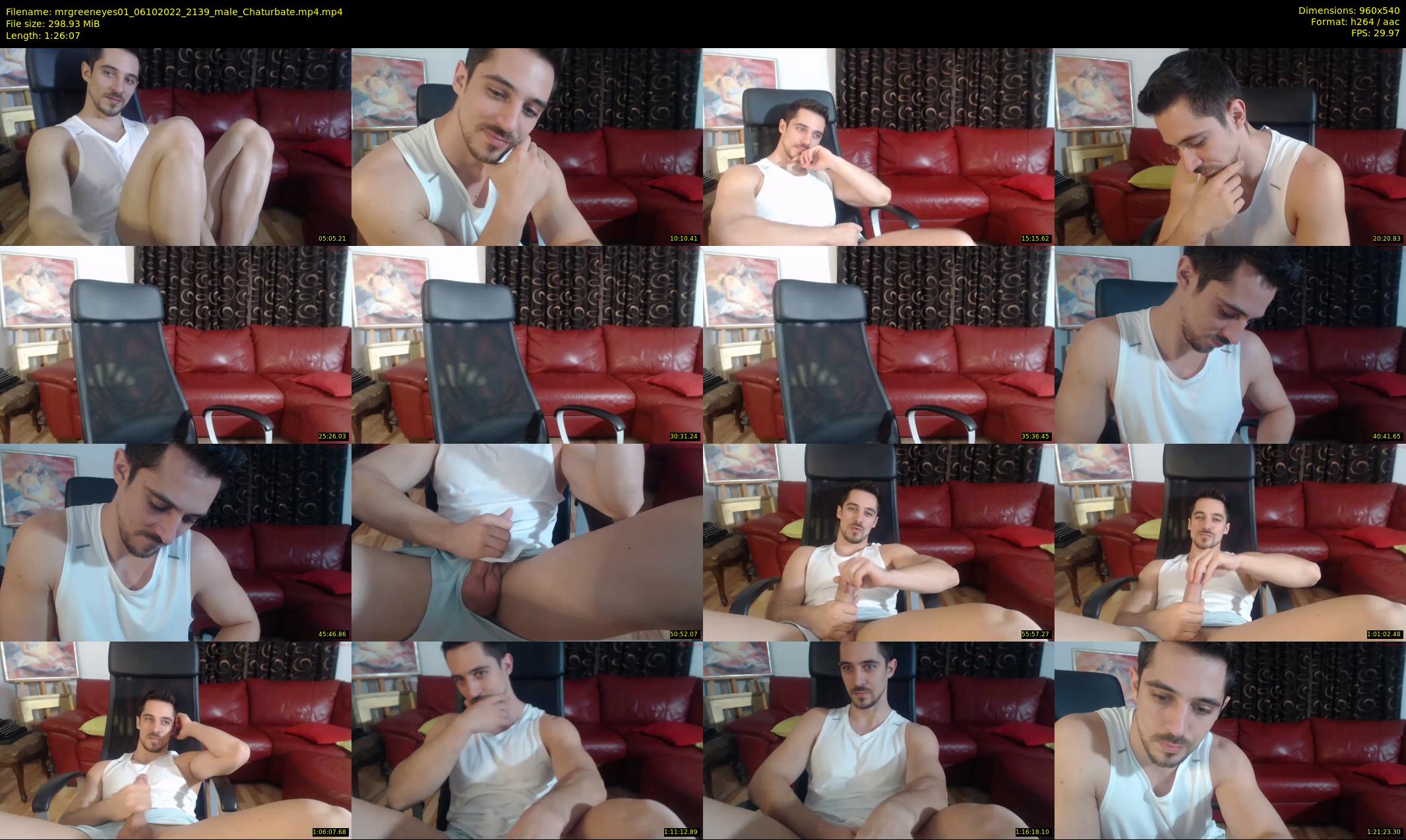mrgreeneyes01 — 87 minute Chaturbate male cam show recording, 480p, Oct 6, 2022