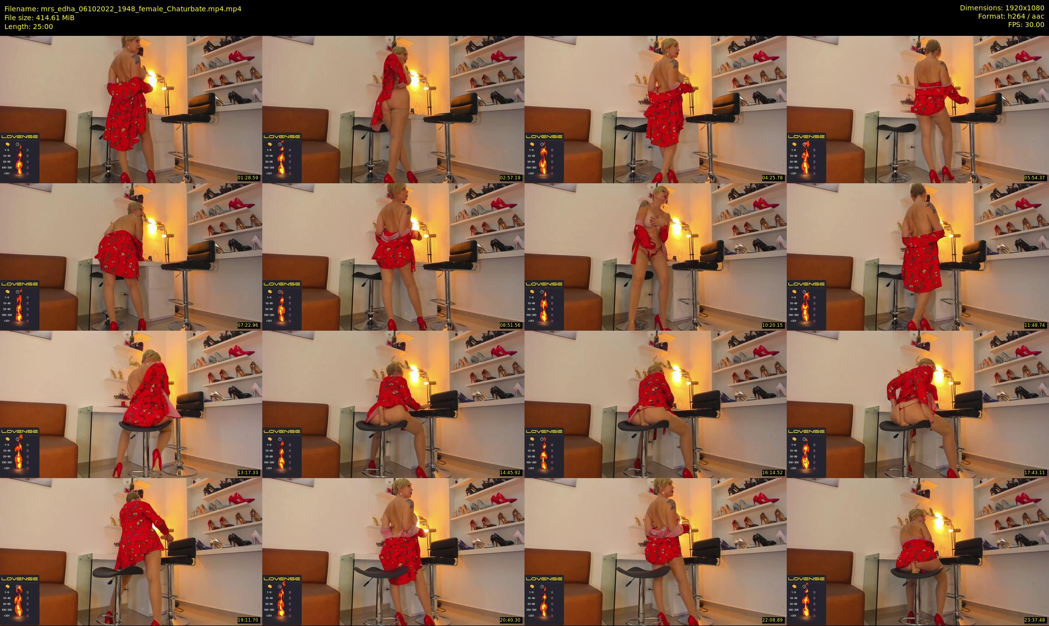 mrs_edha — 25 minute Chaturbate female cam show recording, 1080p, Oct 6, 2022
