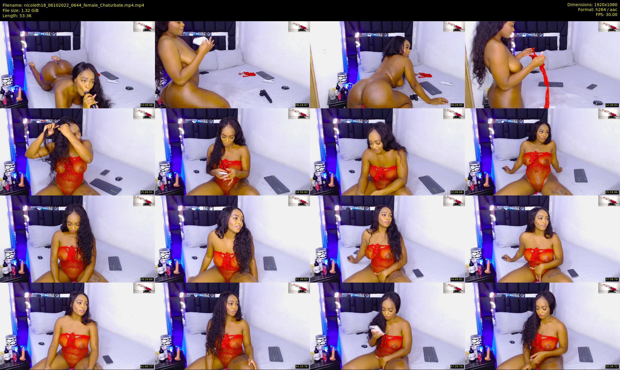 nicoleth18 — 54 minute Chaturbate female cam show recording, 1080p, Oct 6, 2022
