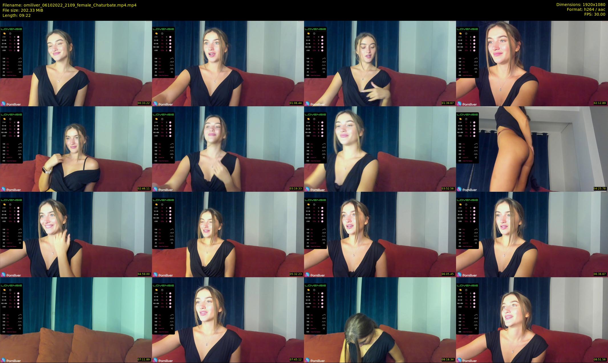 omiliver — 10 minute Chaturbate female cam show recording, 1080p, Oct 6, 2022