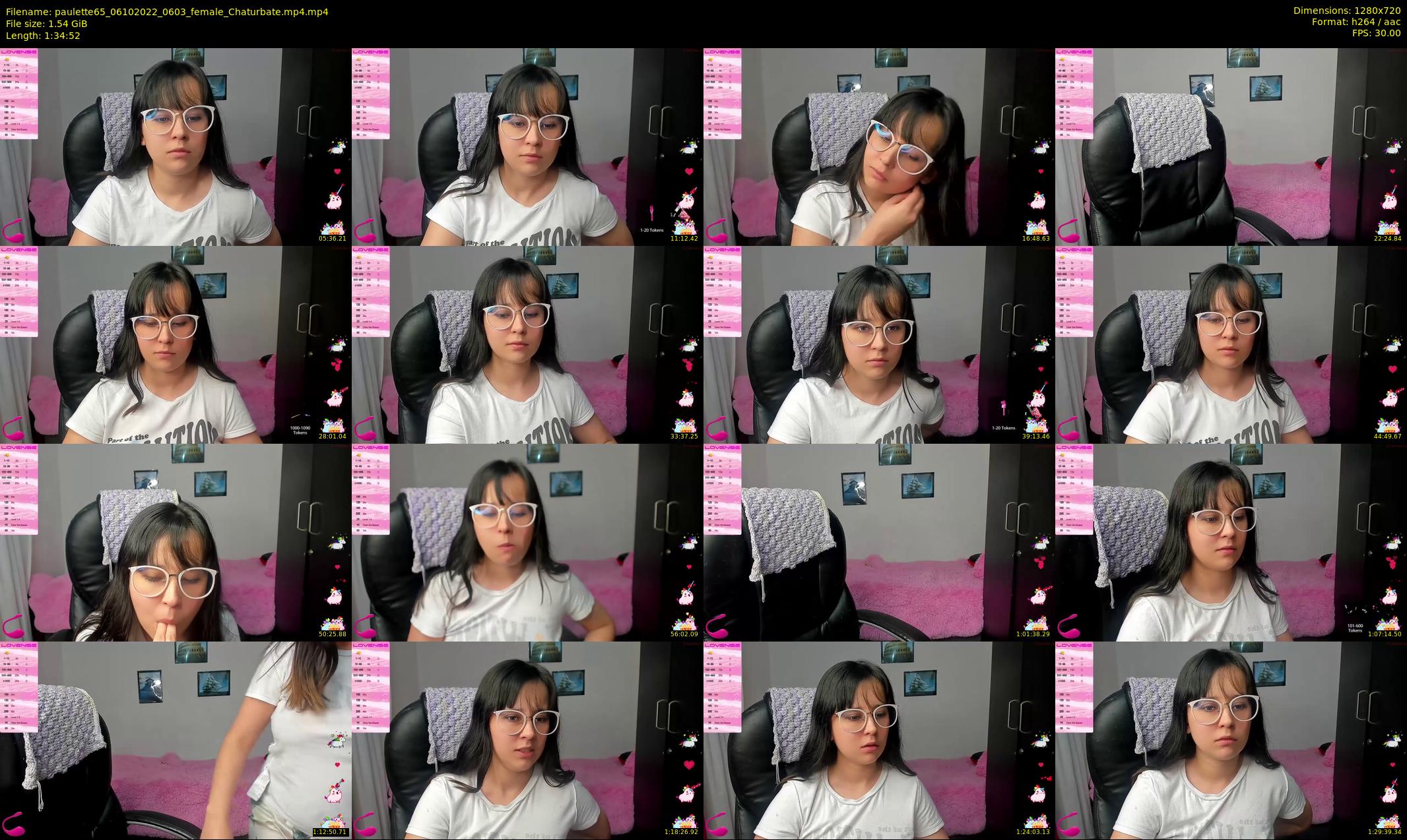 paulette65 — 95 minute Chaturbate female cam show recording, 720p, Oct 6, 2022