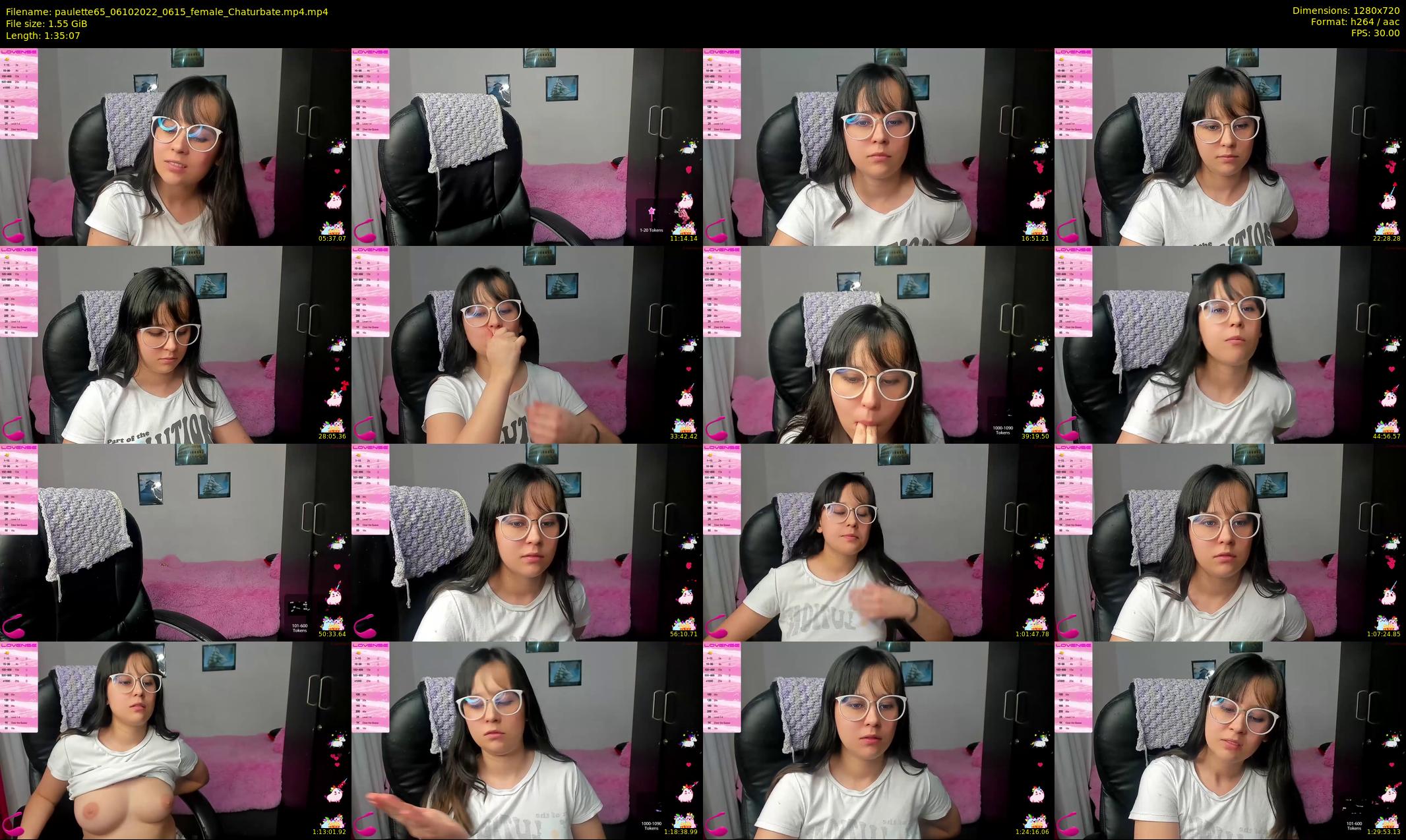 paulette65 — 96 minute Chaturbate female cam show recording, 720p, Oct 6, 2022