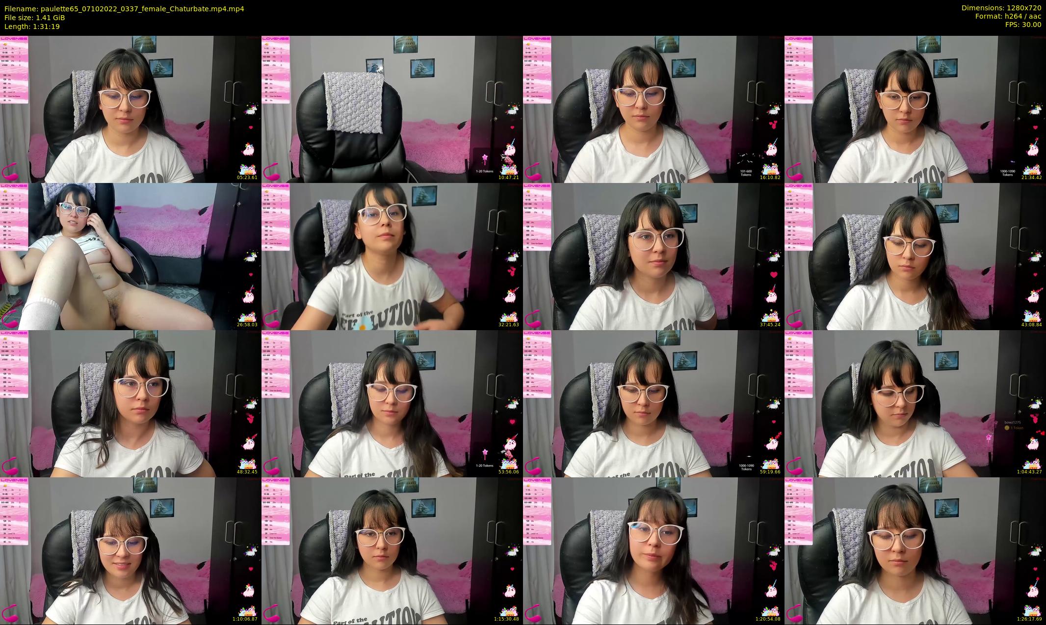 paulette65 — 92 minute Chaturbate female cam show recording, 720p, Oct 7, 2022