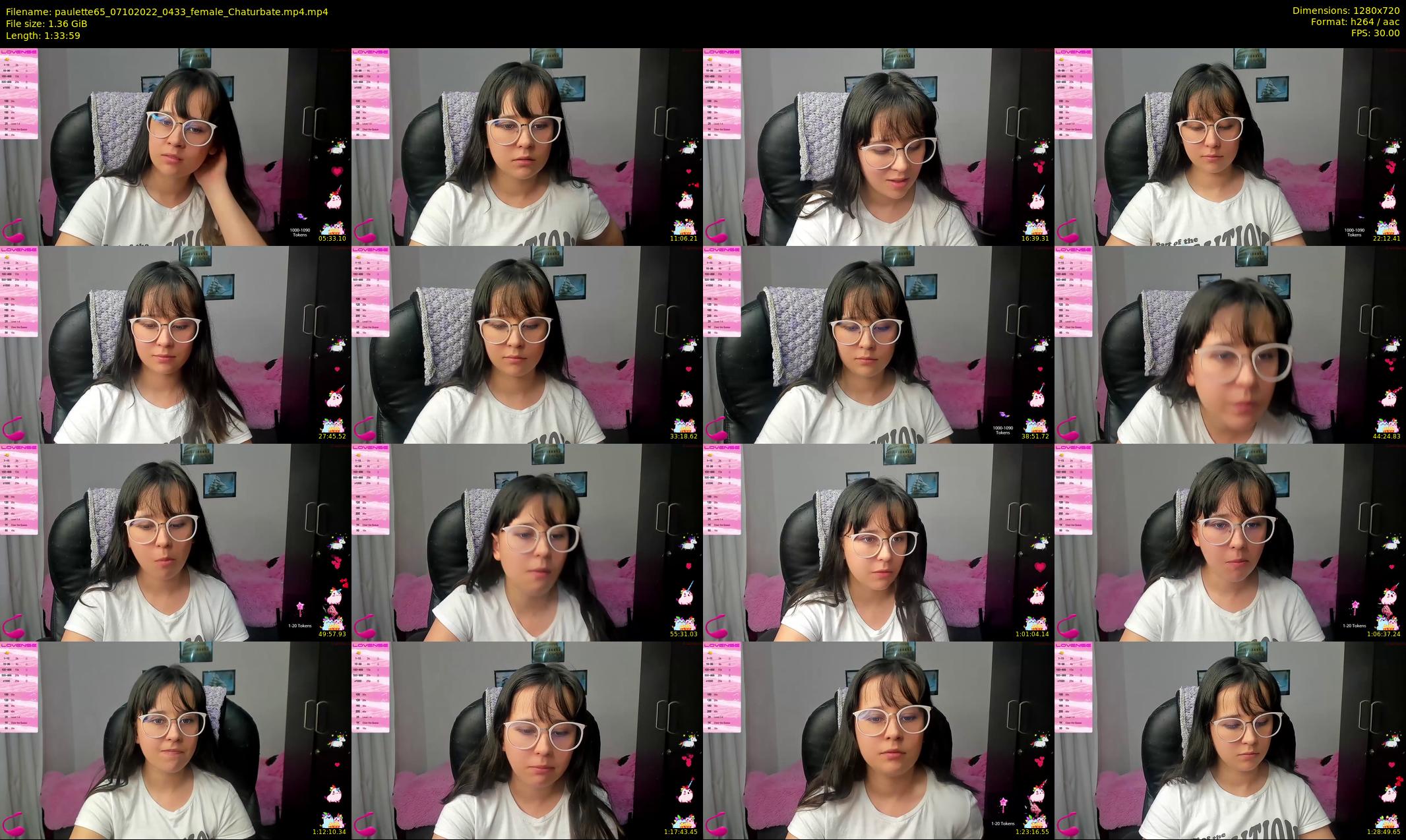 paulette65 — 94 minute Chaturbate female cam show recording, 720p, Oct 7, 2022