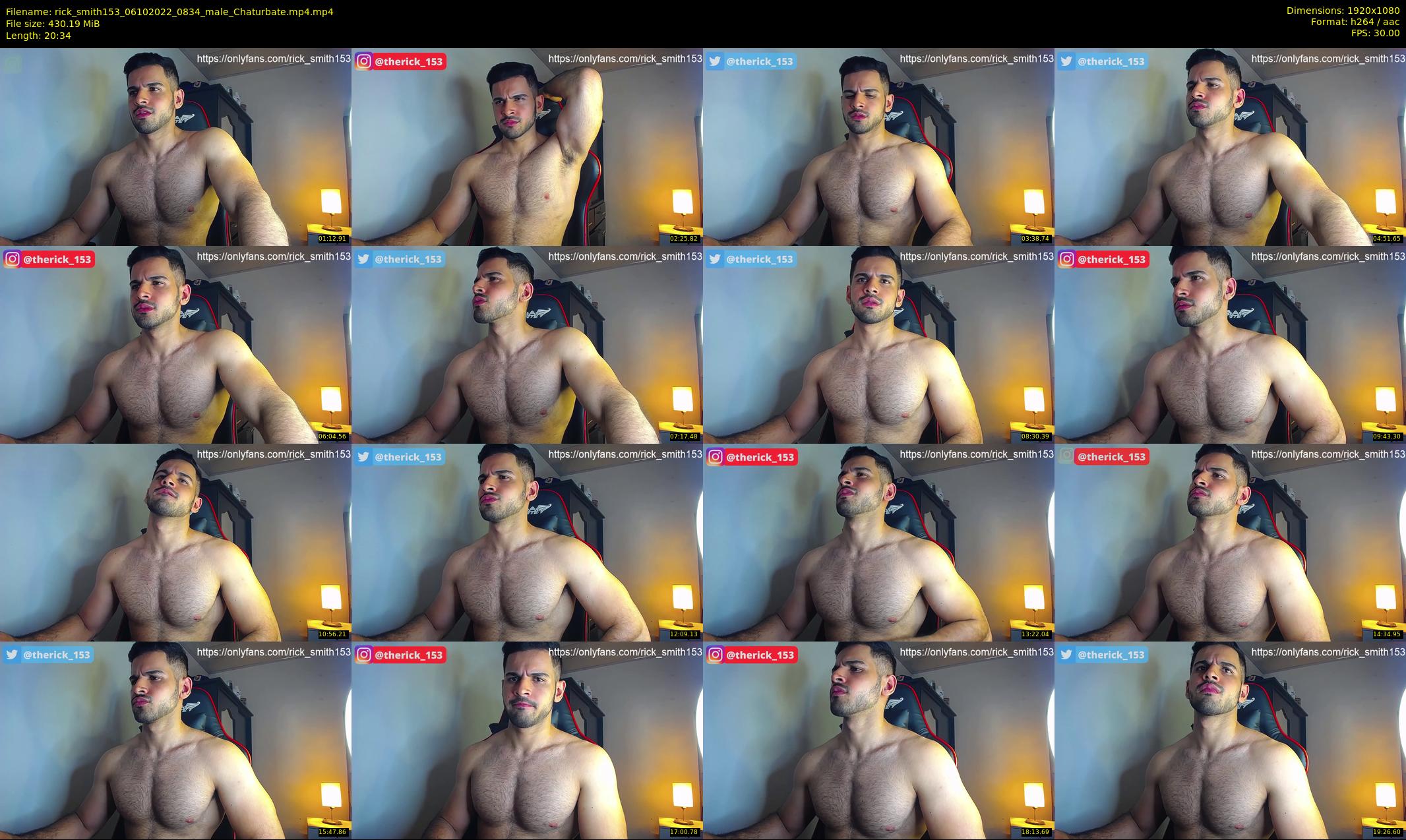 rick_smith153 — 21 minute Chaturbate male cam show recording, 1080p, Oct 6, 2022