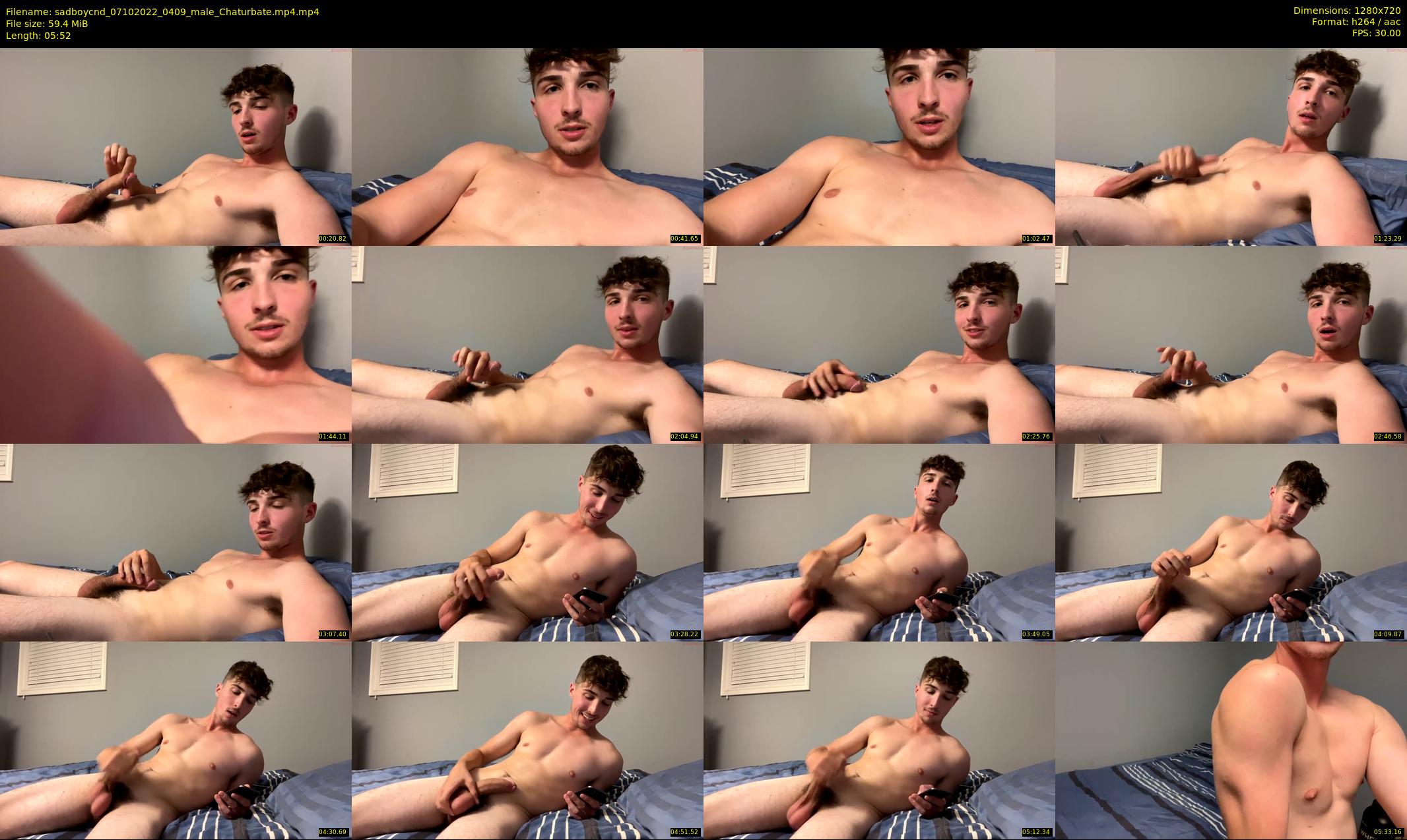 sadboycnd — 6 minute Chaturbate male cam show recording, 720p, Oct 7, 2022