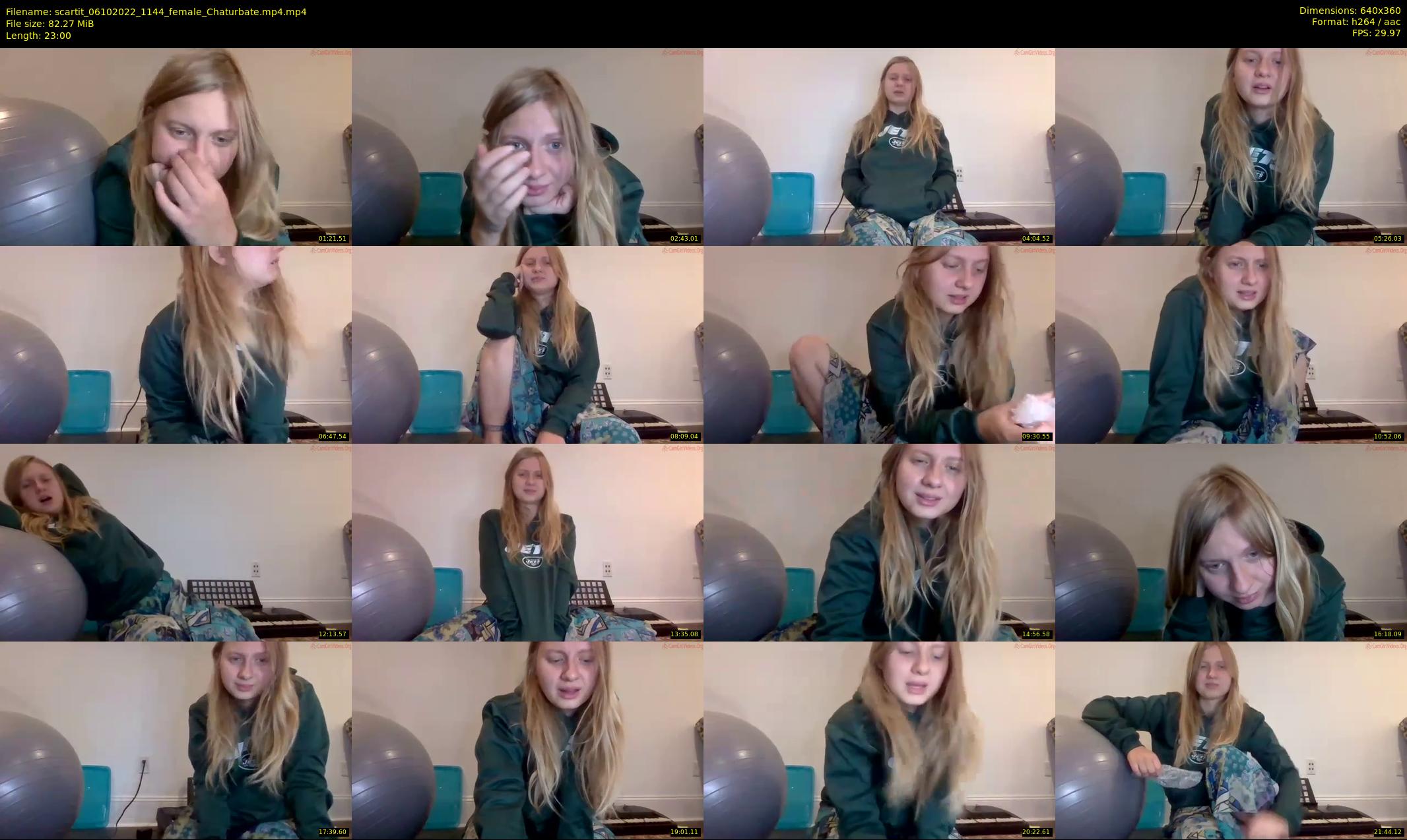 scartit — 23 minute Chaturbate female cam show recording, 360p, Oct 6, 2022