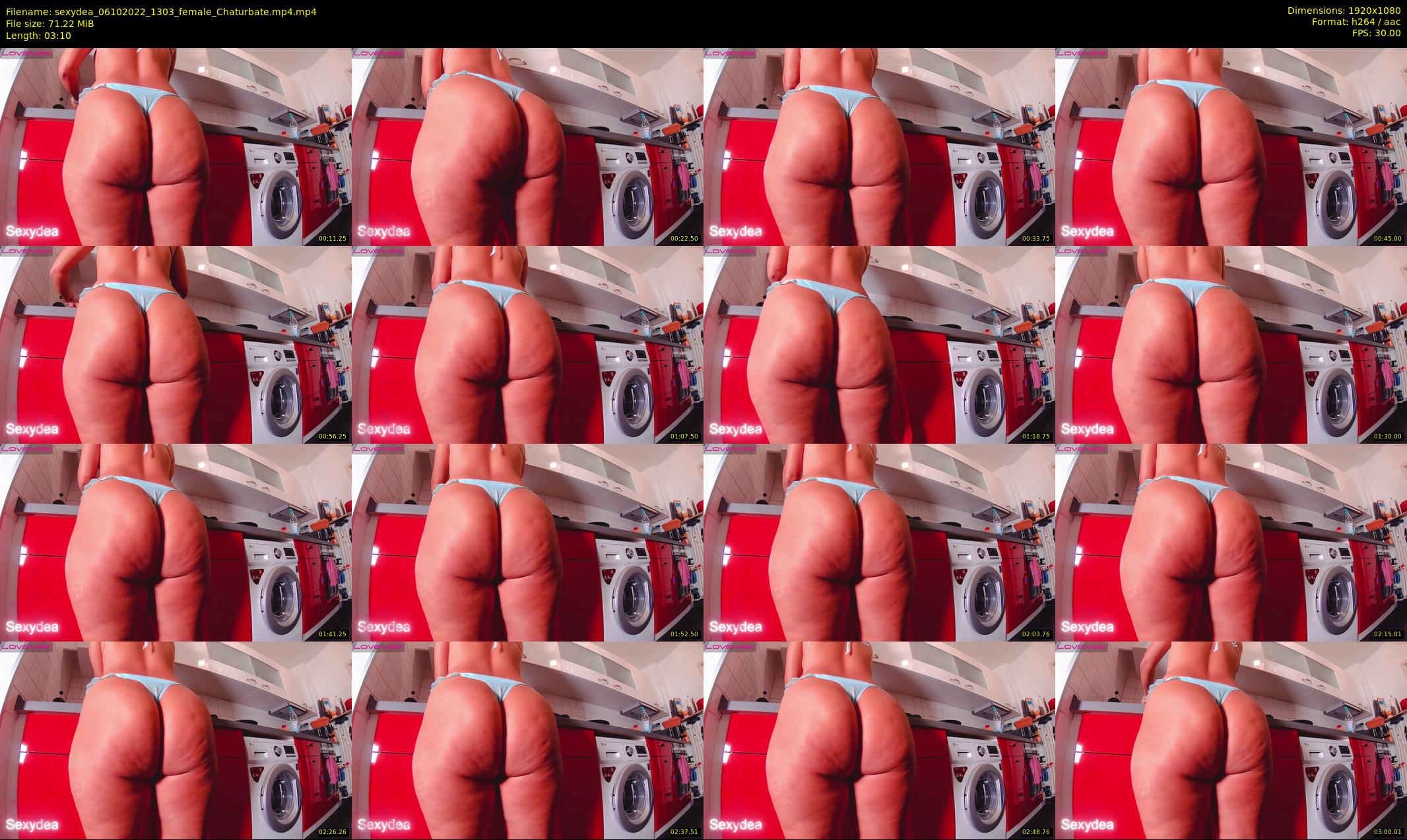 sexydea — 4 minute Chaturbate female cam show recording, 1080p, Oct 6, 2022