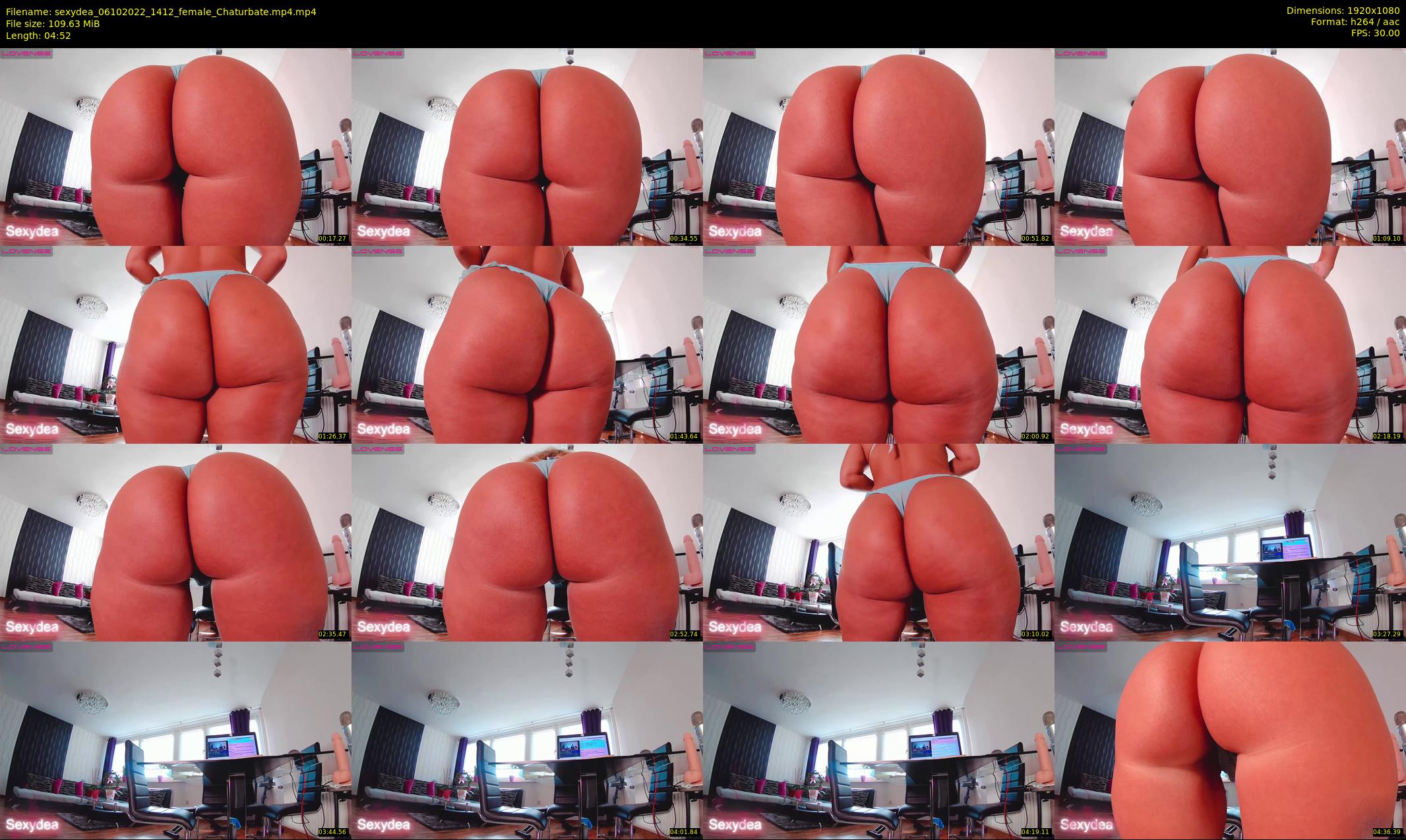 sexydea — 5 minute Chaturbate female cam show recording, 1080p, Oct 6, 2022