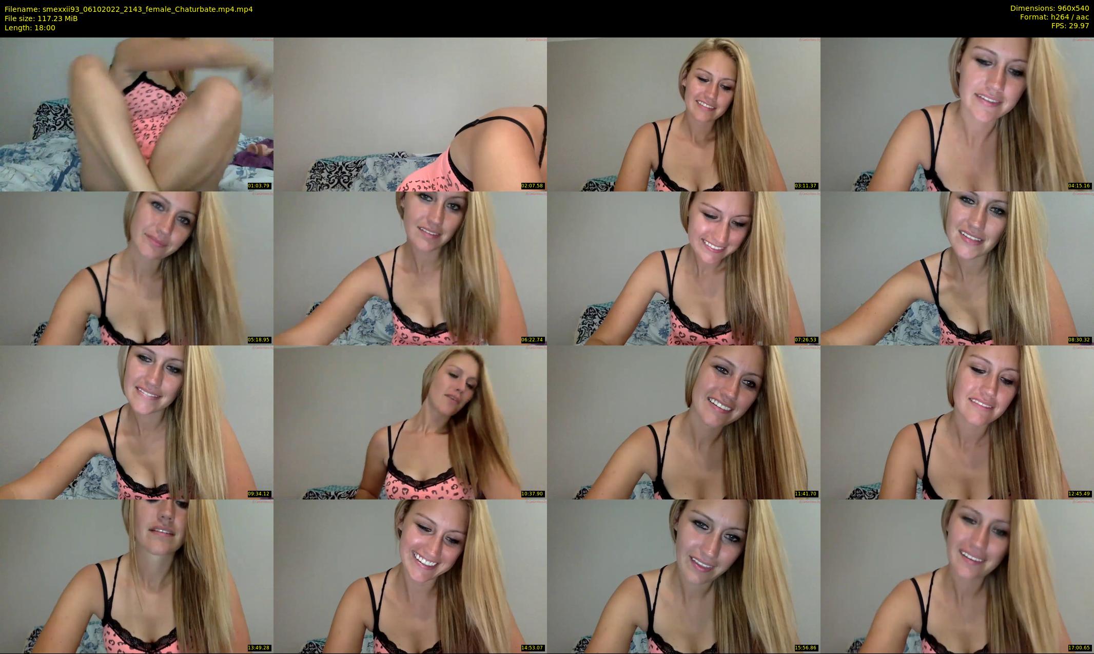 smexxii93 — 18 minute Chaturbate female cam show recording, 480p, Oct 6, 2022