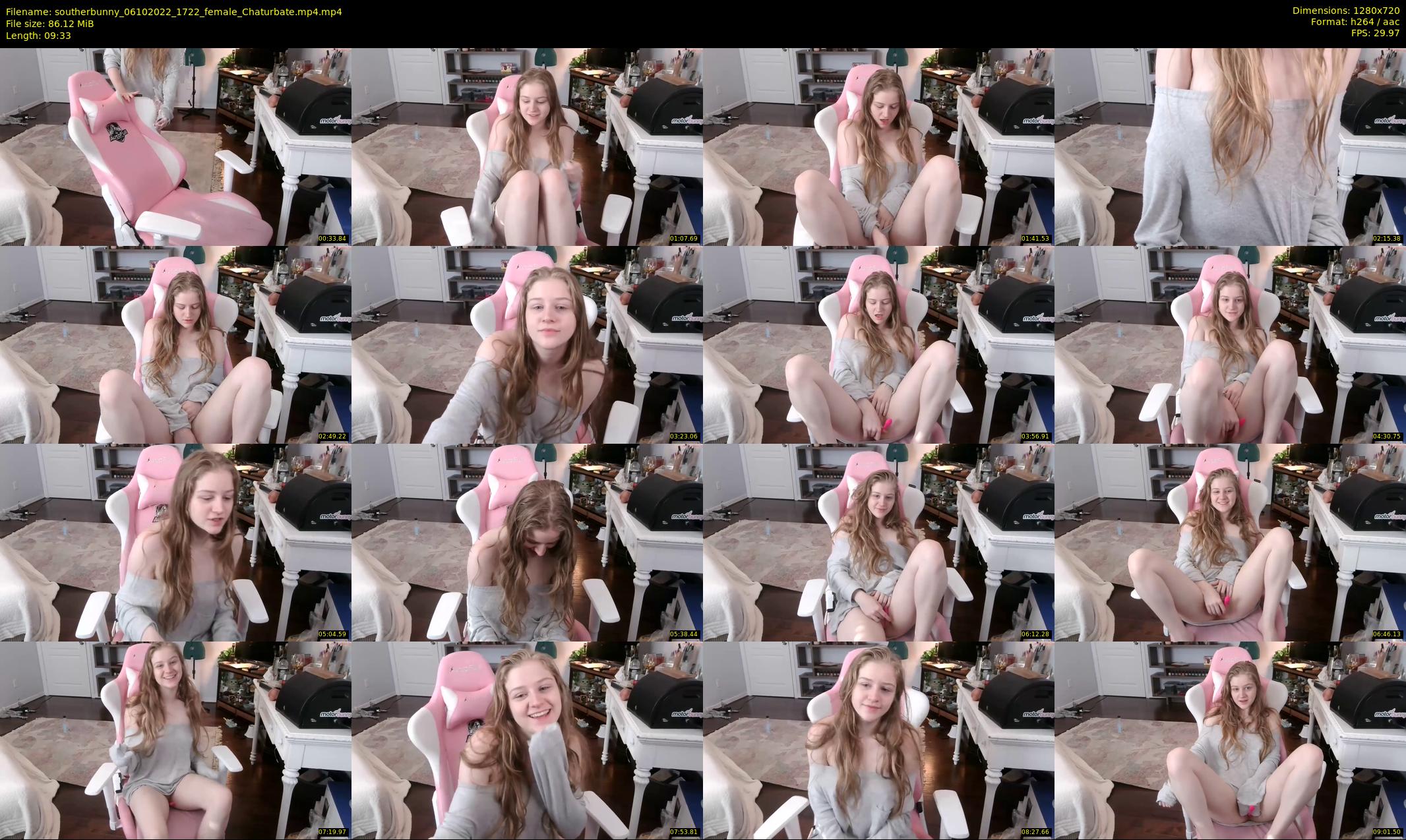 southerbunny — 10 minute Chaturbate female cam show recording, 720p, Oct 6, 2022