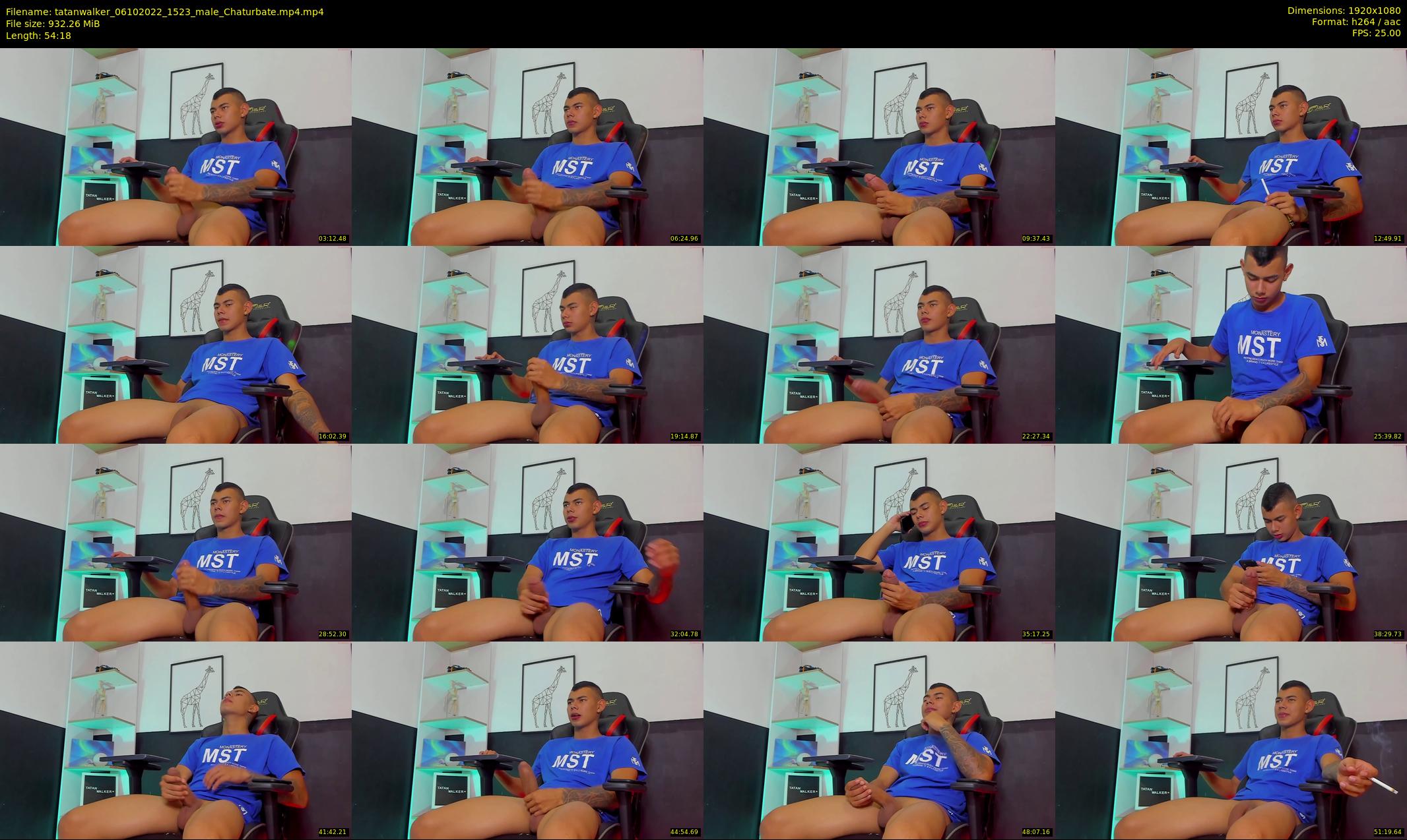 tatanwalker — 55 minute Chaturbate male cam show recording, 1080p, Oct 6, 2022