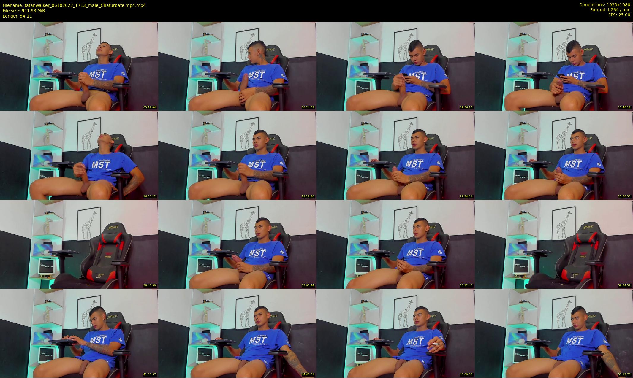 tatanwalker — 55 minute Chaturbate male cam show recording, 1080p, Oct 6, 2022