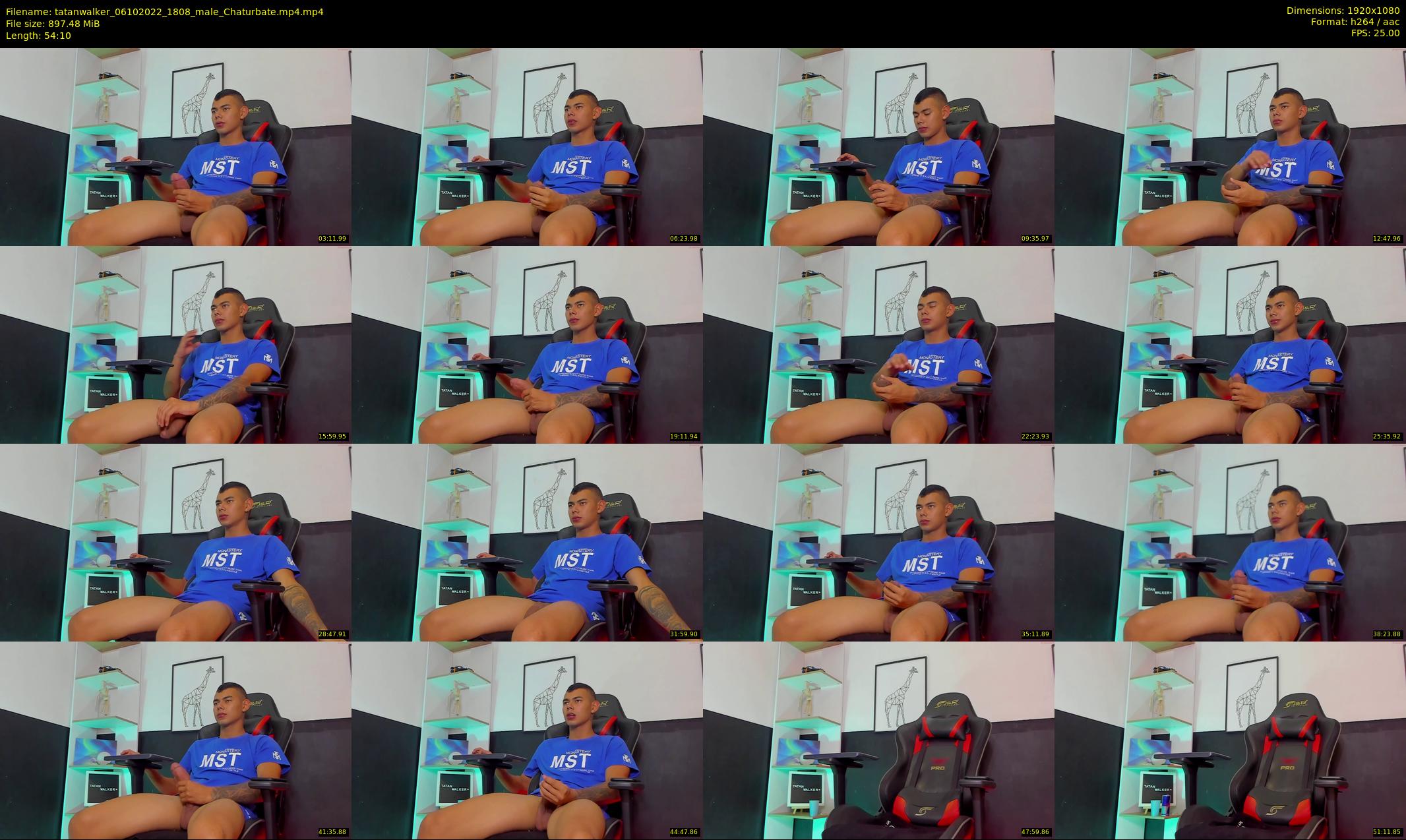 tatanwalker — 55 minute Chaturbate male cam show recording, 1080p, Oct 6, 2022