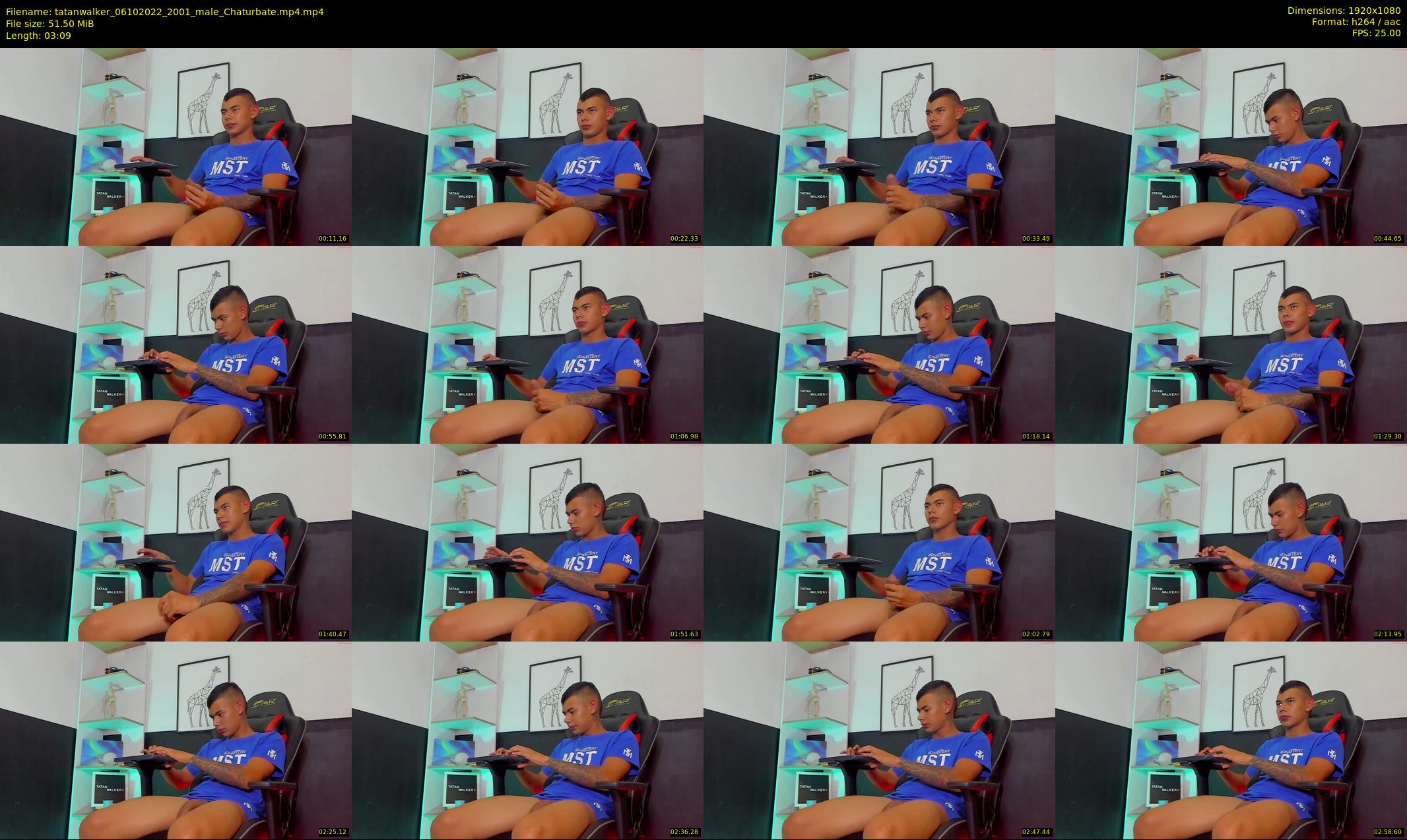 tatanwalker — 4 minute Chaturbate male cam show recording, 1080p, Oct 6, 2022