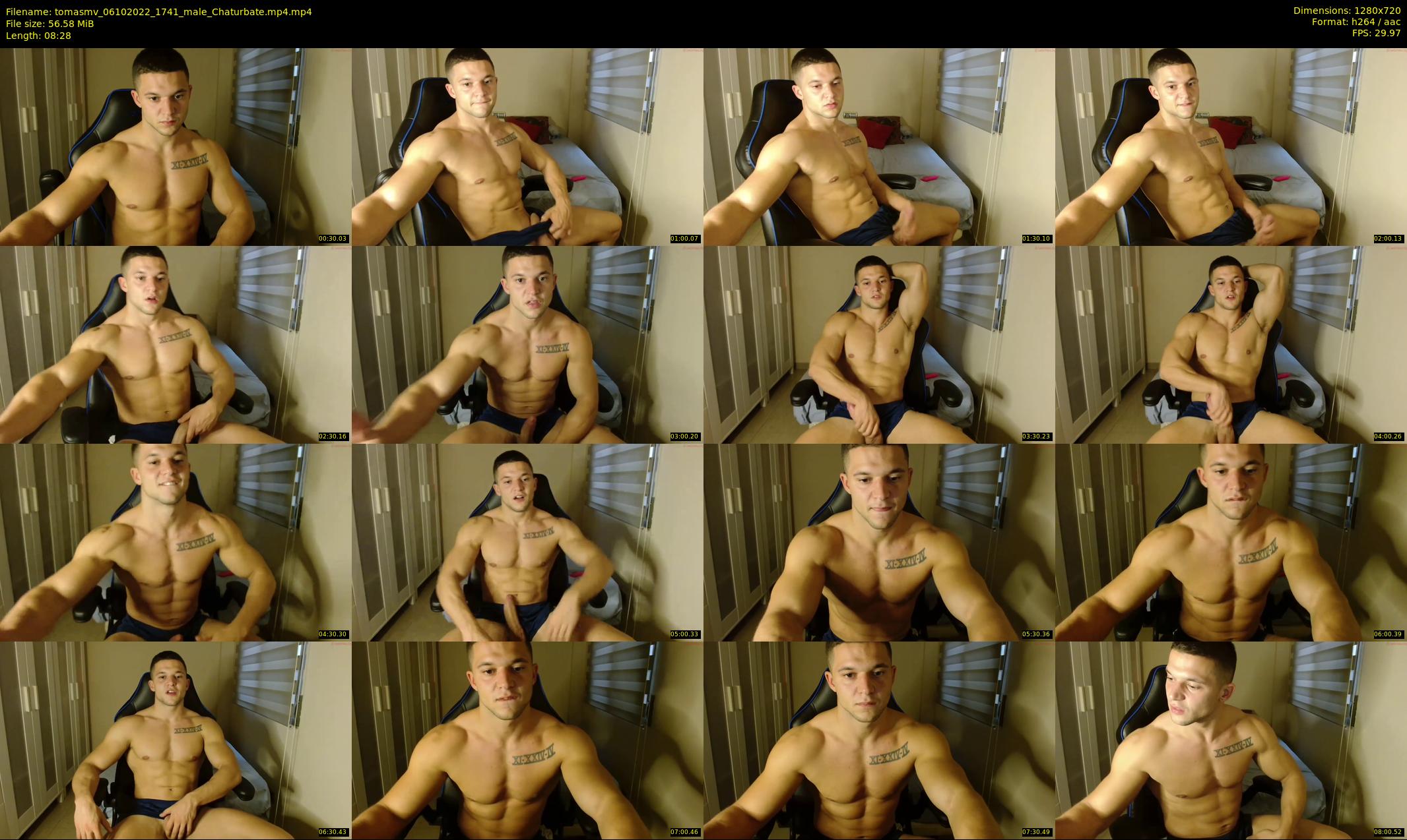 tomasmv — 9 minute Chaturbate male cam show recording, 720p, Oct 6, 2022