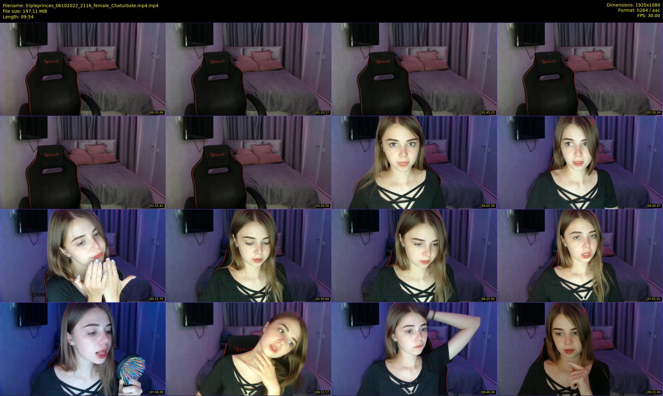 tripleprinces — 10 minute Chaturbate female cam show recording, 1080p, Oct 6, 2022
