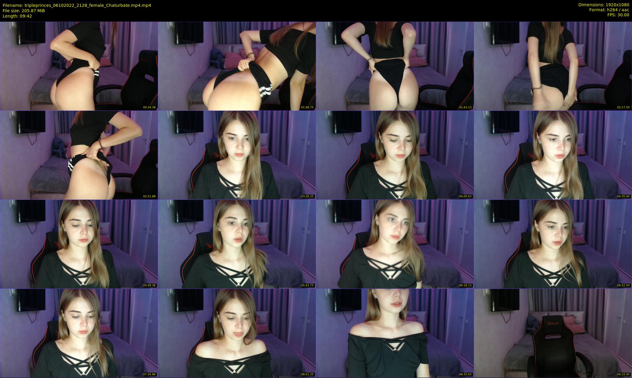 tripleprinces — 10 minute Chaturbate female cam show recording, 1080p, Oct 6, 2022
