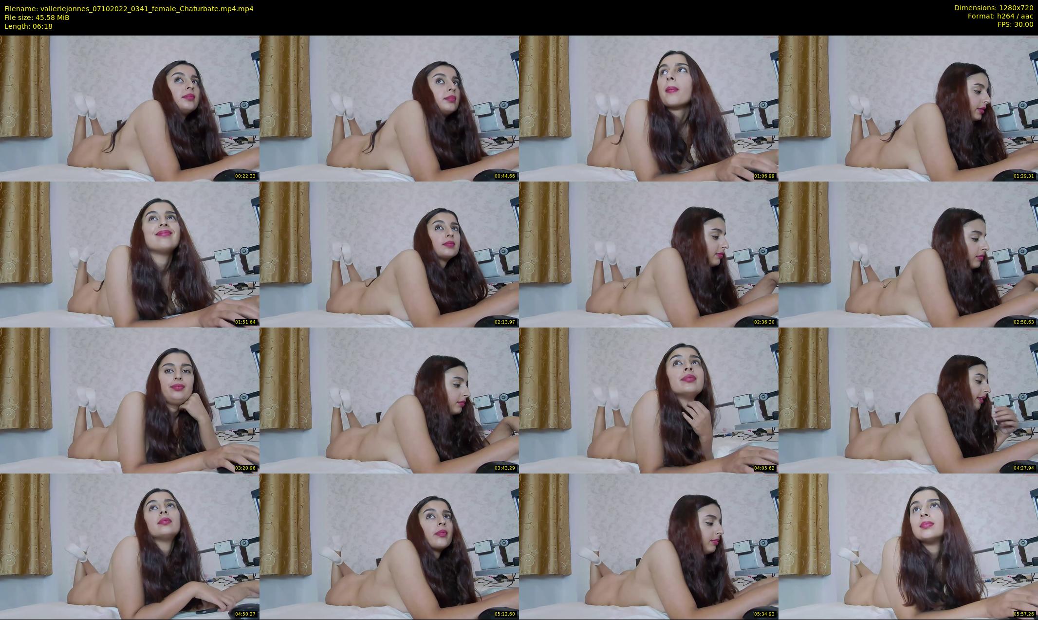 valleriejonnes — 7 minute Chaturbate female cam show recording, 720p, Oct 7, 2022