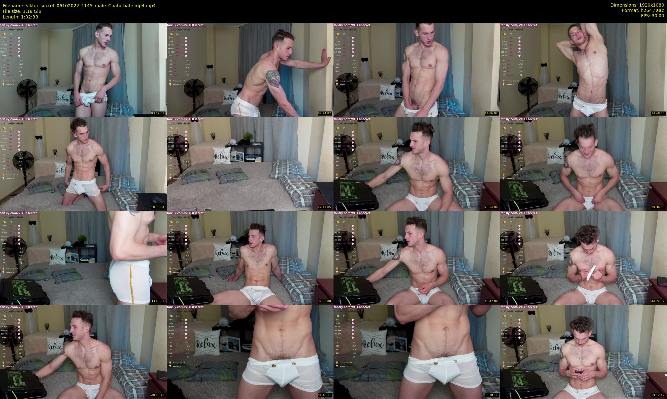 viktor_secret — 63 minute Chaturbate male cam show recording, 1080p, Oct 6, 2022