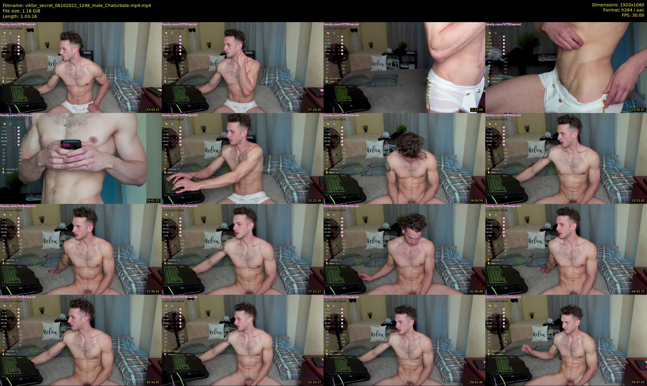 viktor_secret — 64 minute Chaturbate male cam show recording, 1080p, Oct 6, 2022