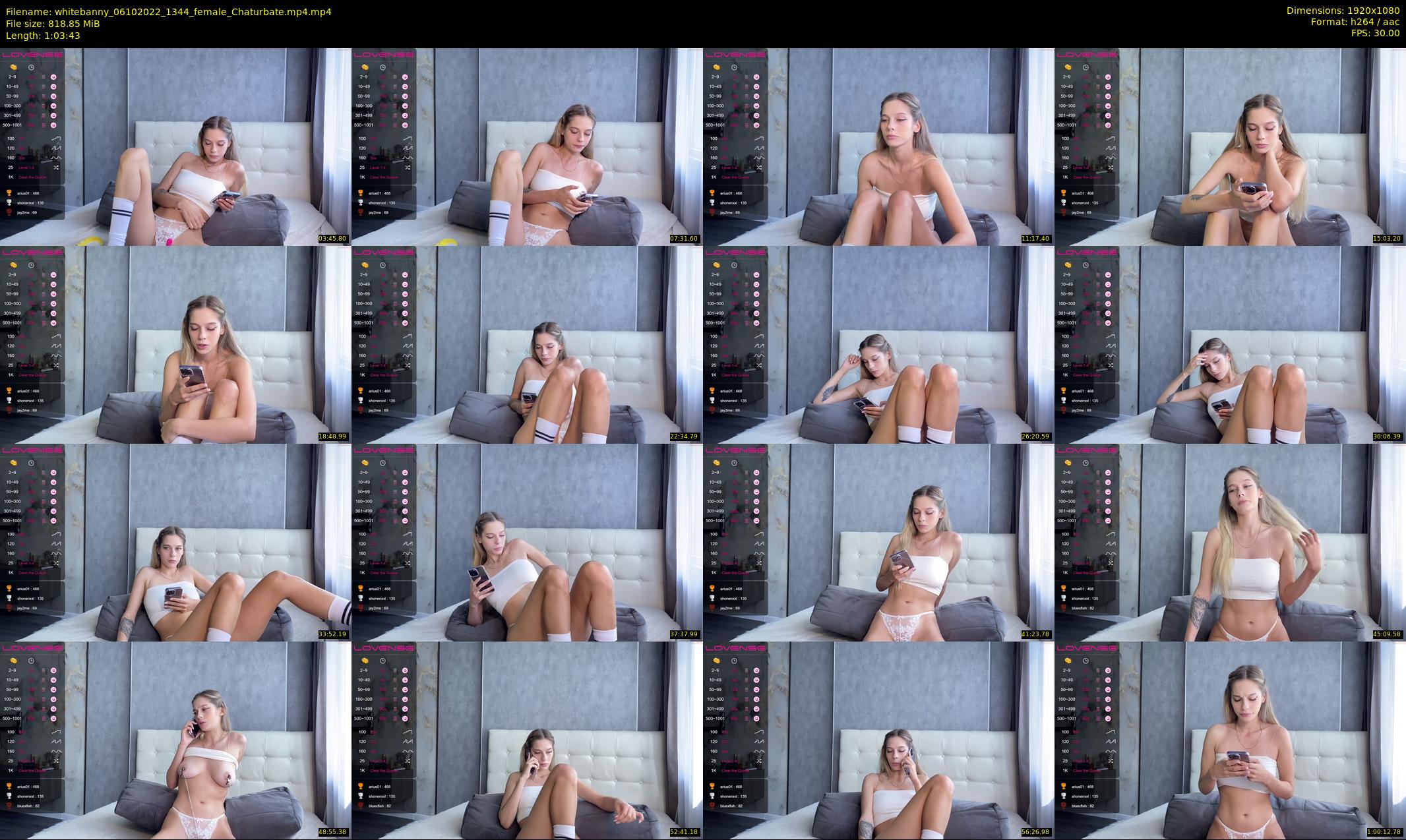 whitebanny — 64 minute Chaturbate couple cam show recording, 1080p, Oct 6, 2022