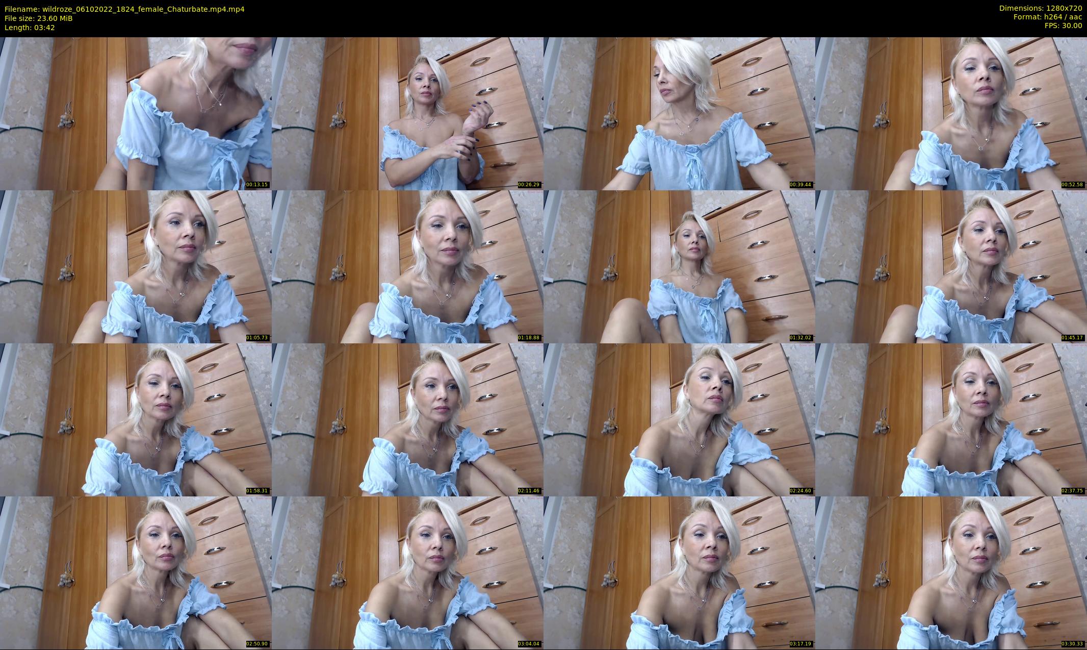wildroze — 4 minute Chaturbate female cam show recording, 720p, Oct 6, 2022