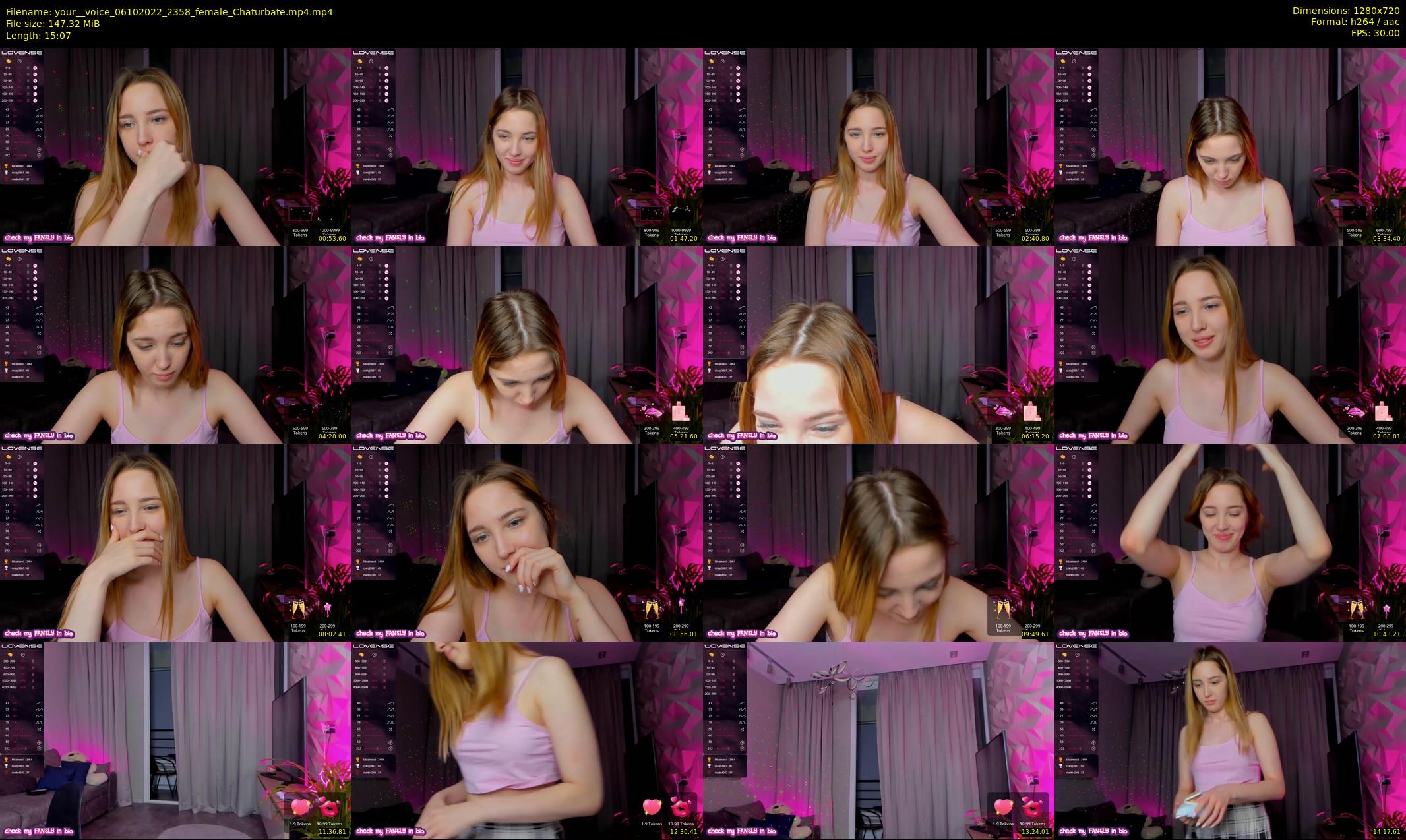 your__voice — 16 minute Chaturbate female cam show recording, 720p, Oct 6, 2022