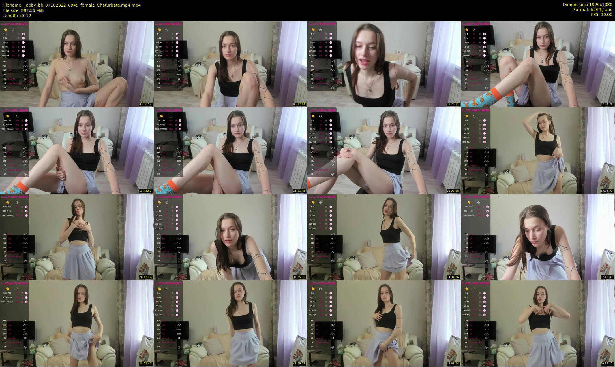 _abby_bb — 54 minute Chaturbate female cam show recording, 1080p, Oct 7, 2022