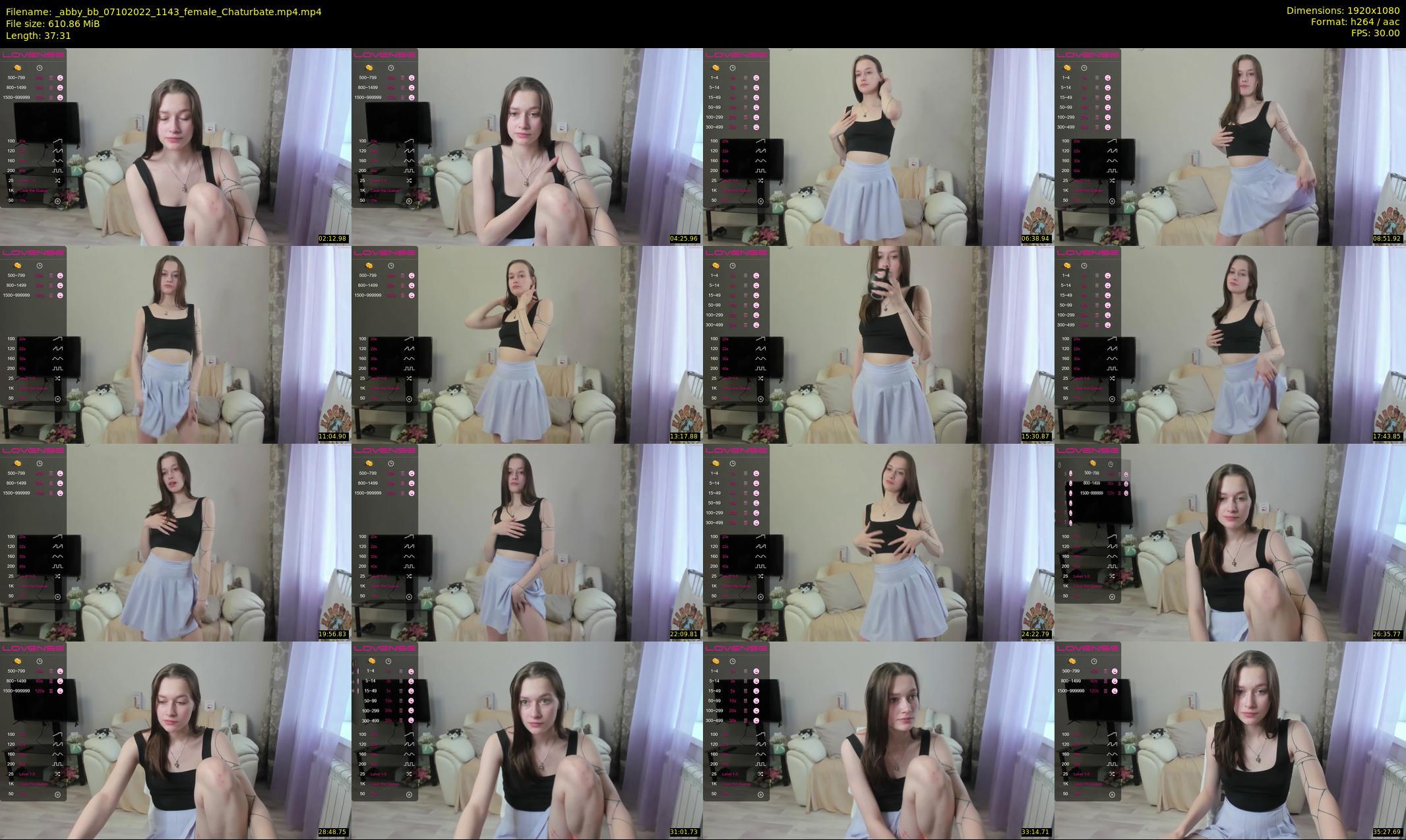 _abby_bb — 38 minute Chaturbate female cam show recording, 1080p, Oct 7, 2022