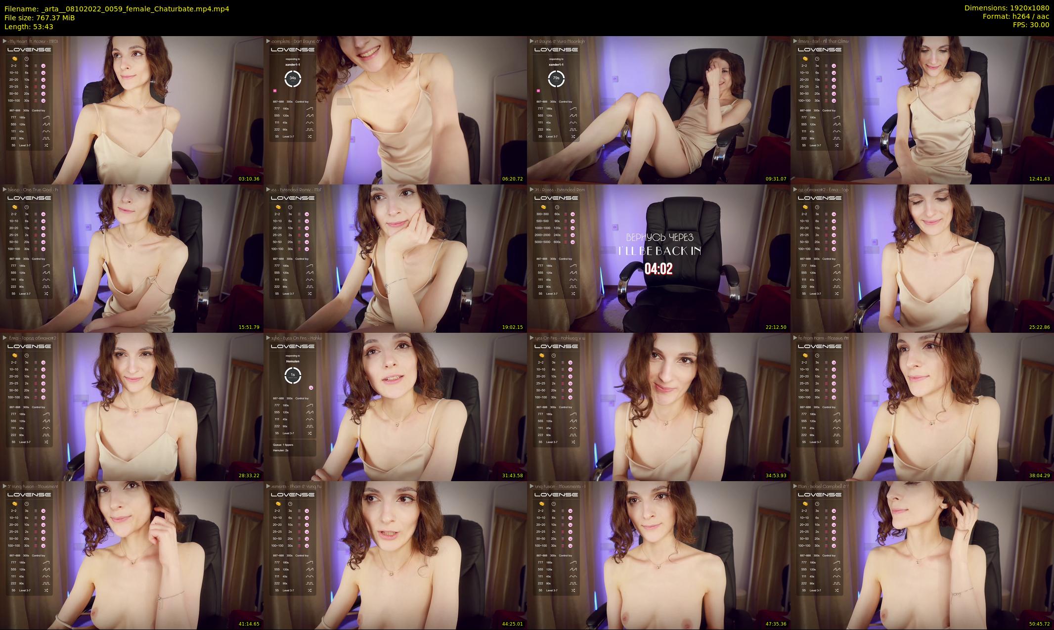 _arta_ — 54 minute Chaturbate female cam show recording, 1080p, Oct 8, 2022