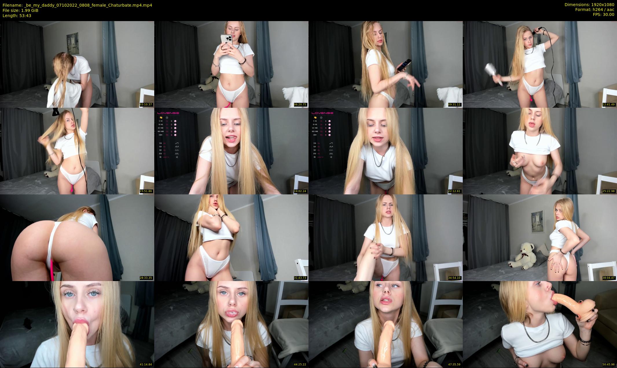 _be_my_daddy — 54 minute Chaturbate female cam show recording, 1080p, Oct 7, 2022